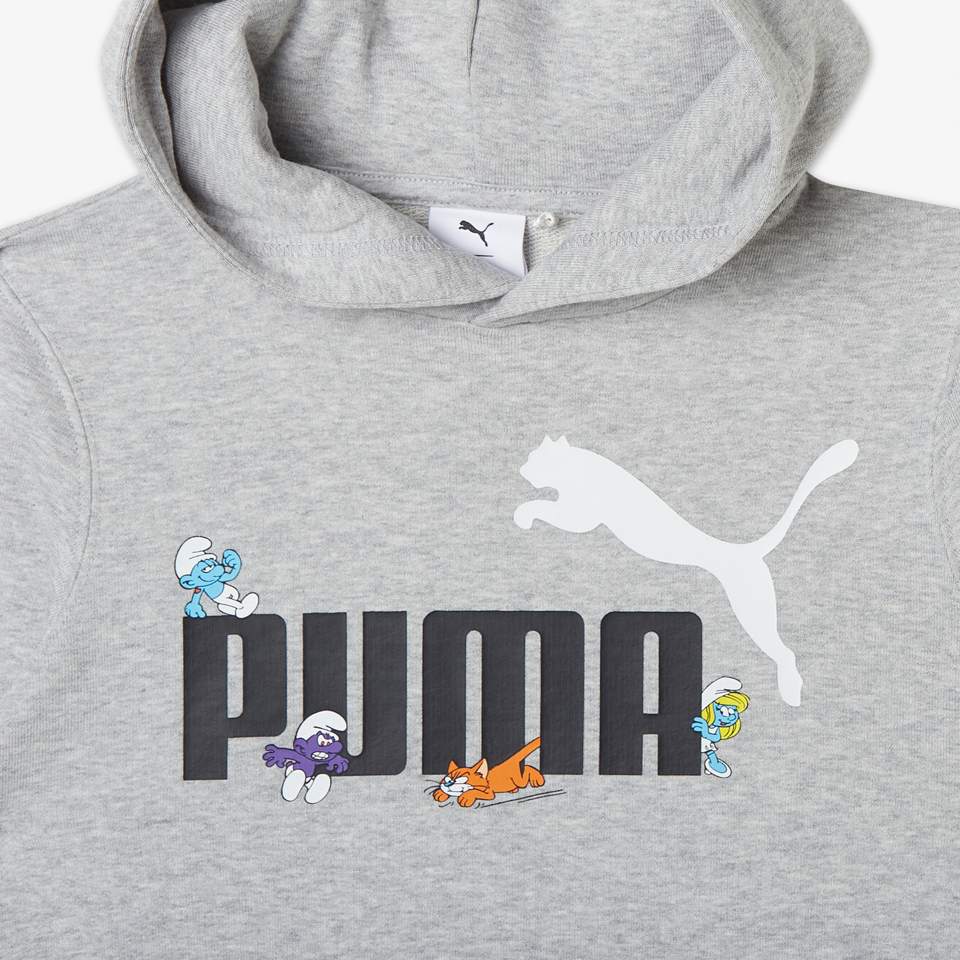 Puma X The Smurfs Çocuk Gri Sweatshirt