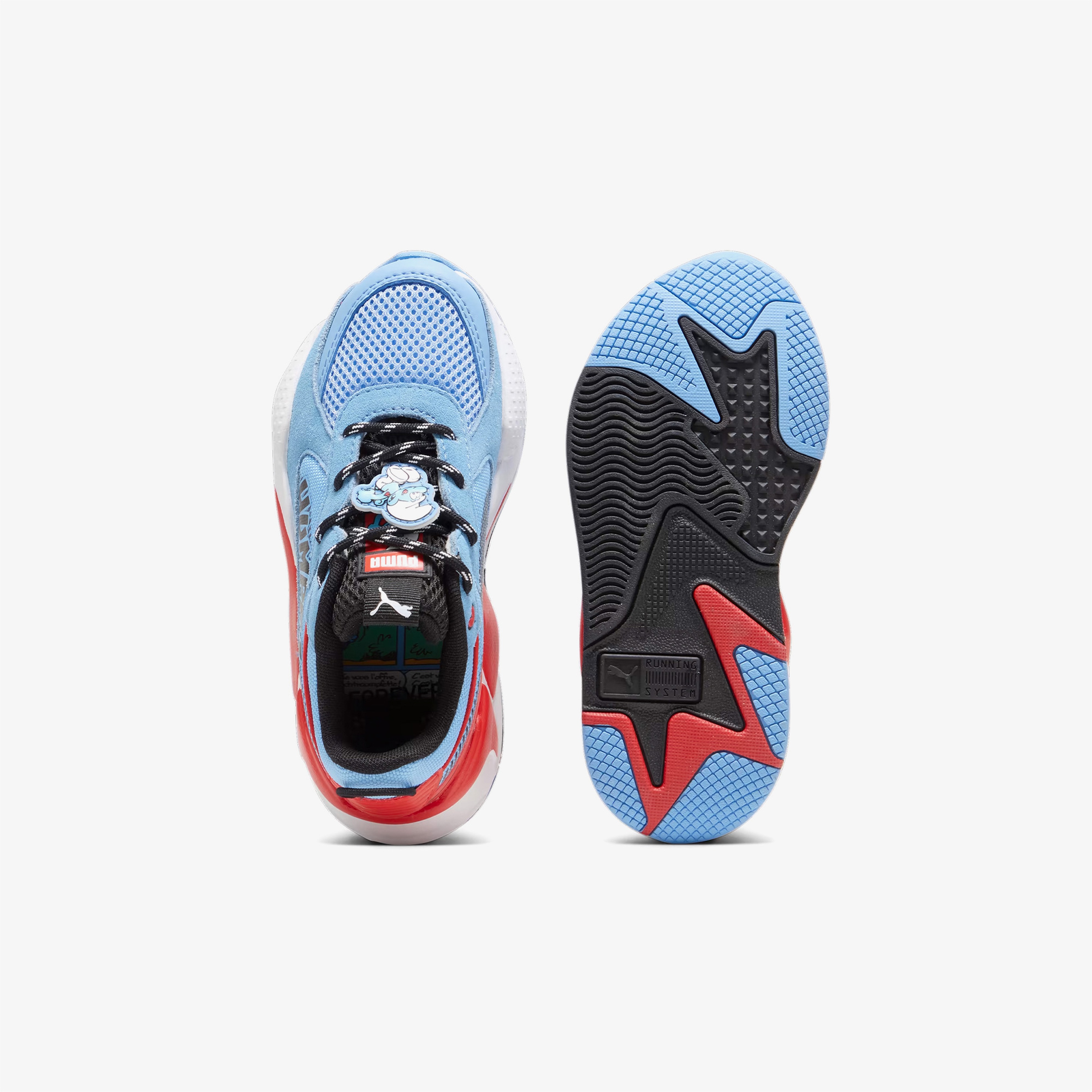 Puma RS-X The Smurfs Çocuk Mavi Spor Ayakkabı