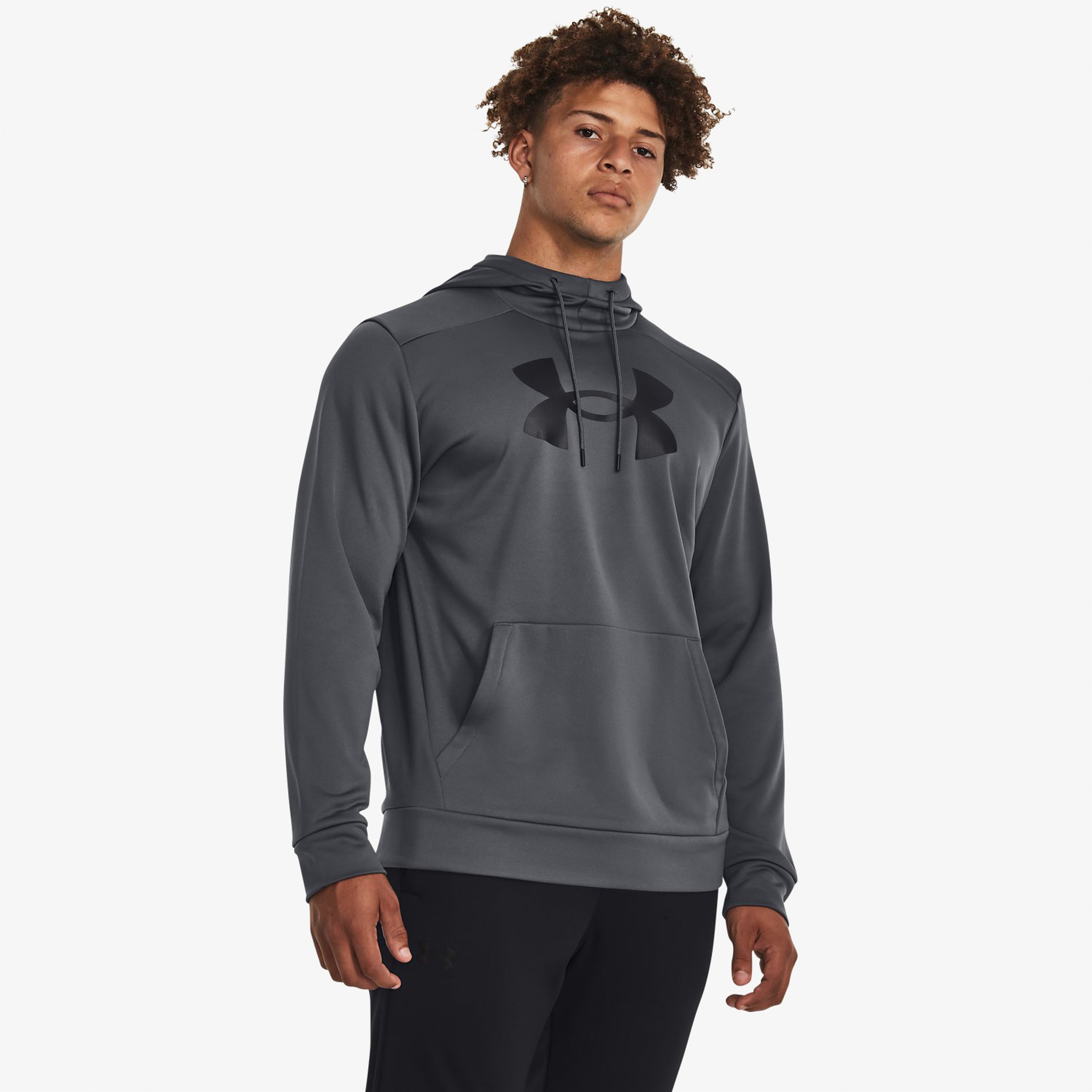 Under Armour Fleece® Big Logo Erkek Gri Günlük Sweatshirt