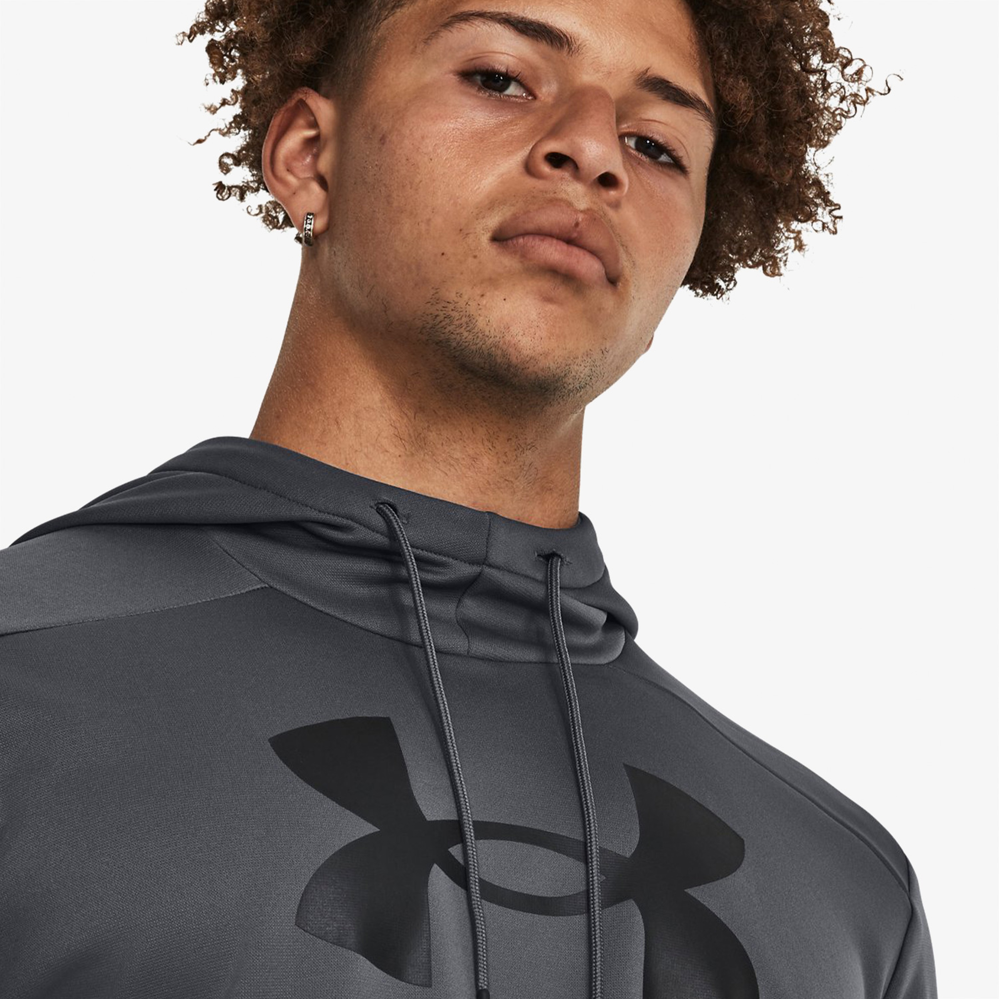 Under Armour Fleece® Big Logo Erkek Gri Günlük Sweatshirt