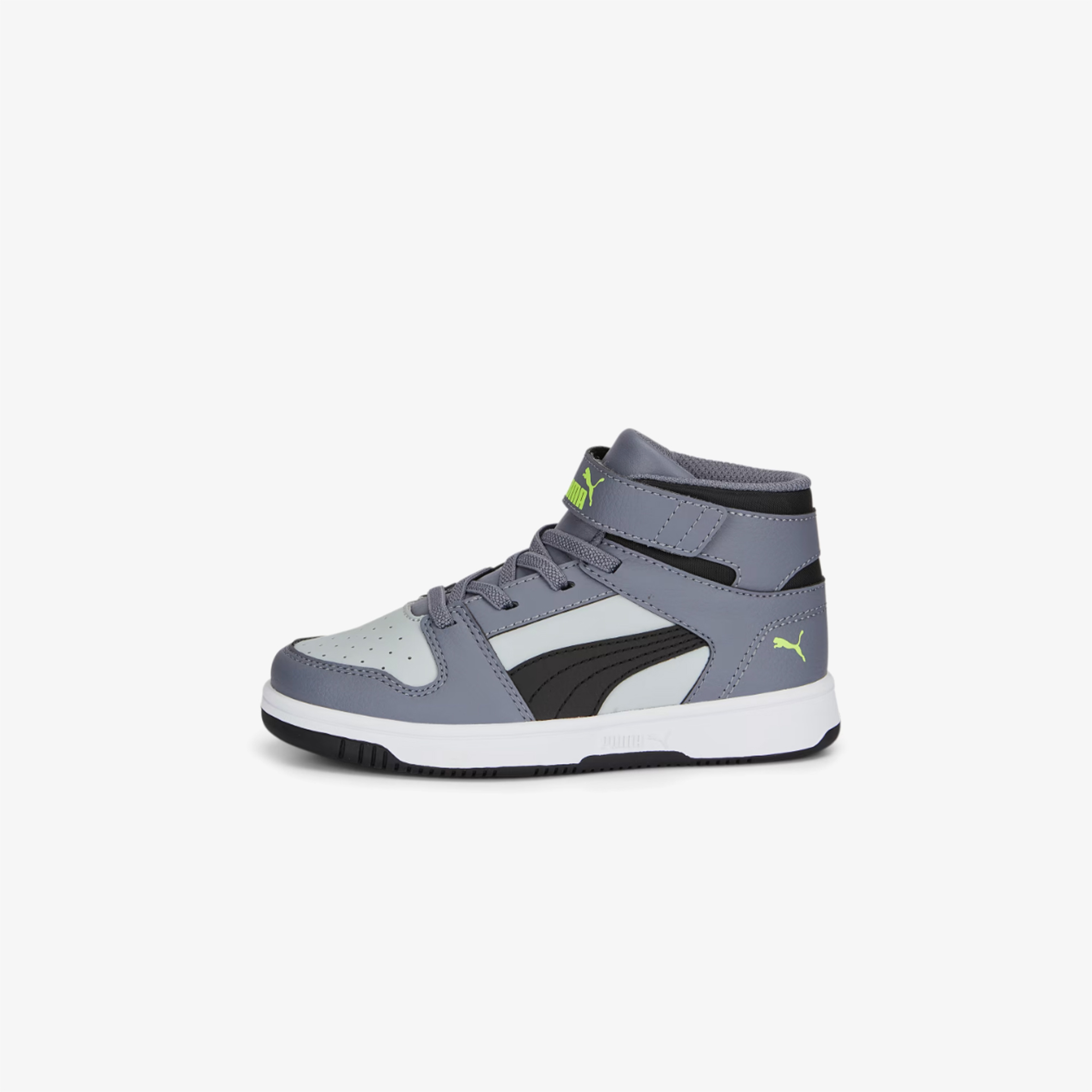 Puma Rebound Layup Çocuk Gri Spor Ayakkabı