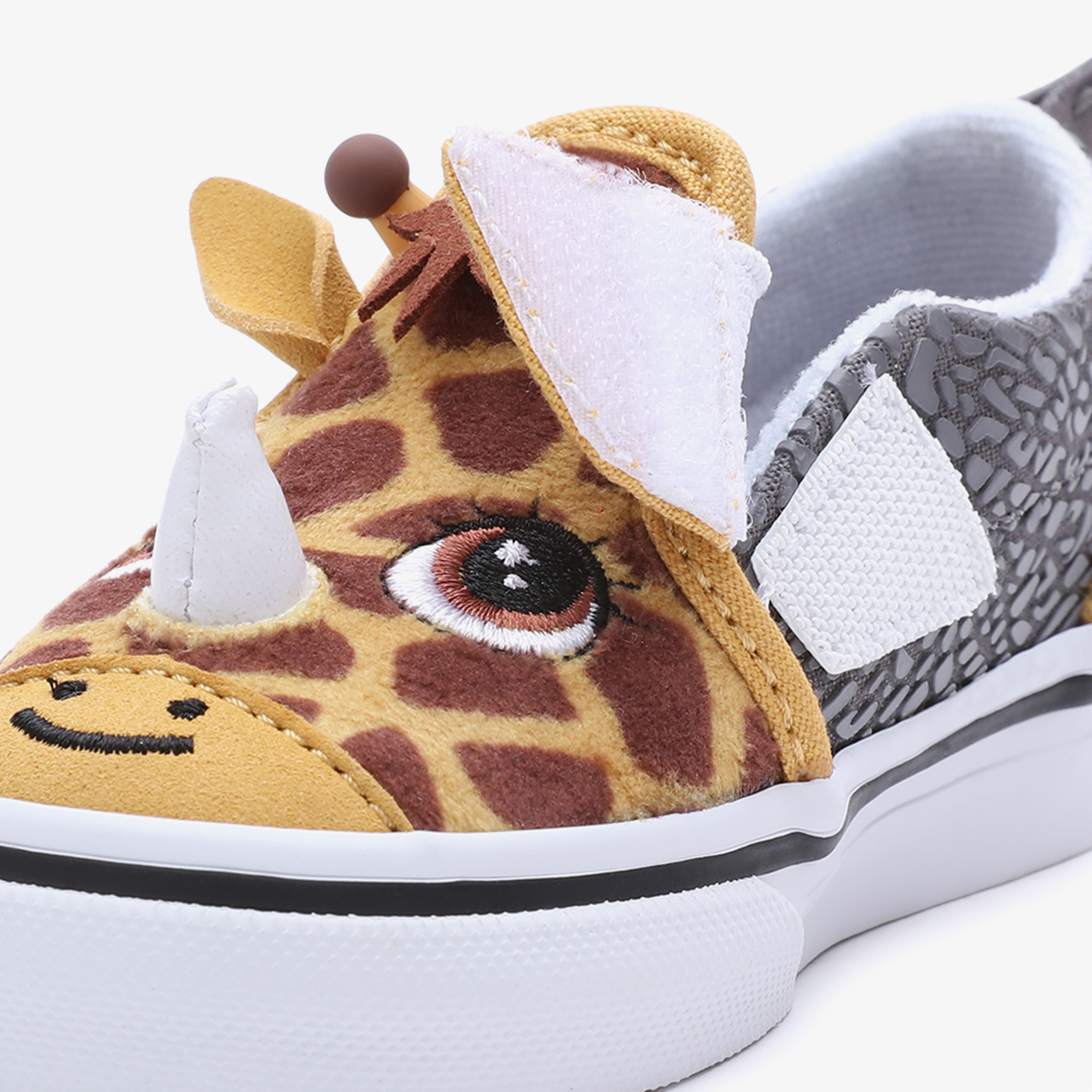 Vans Slip-On V Rinoceraffe Bebek Kahverengi Sneaker