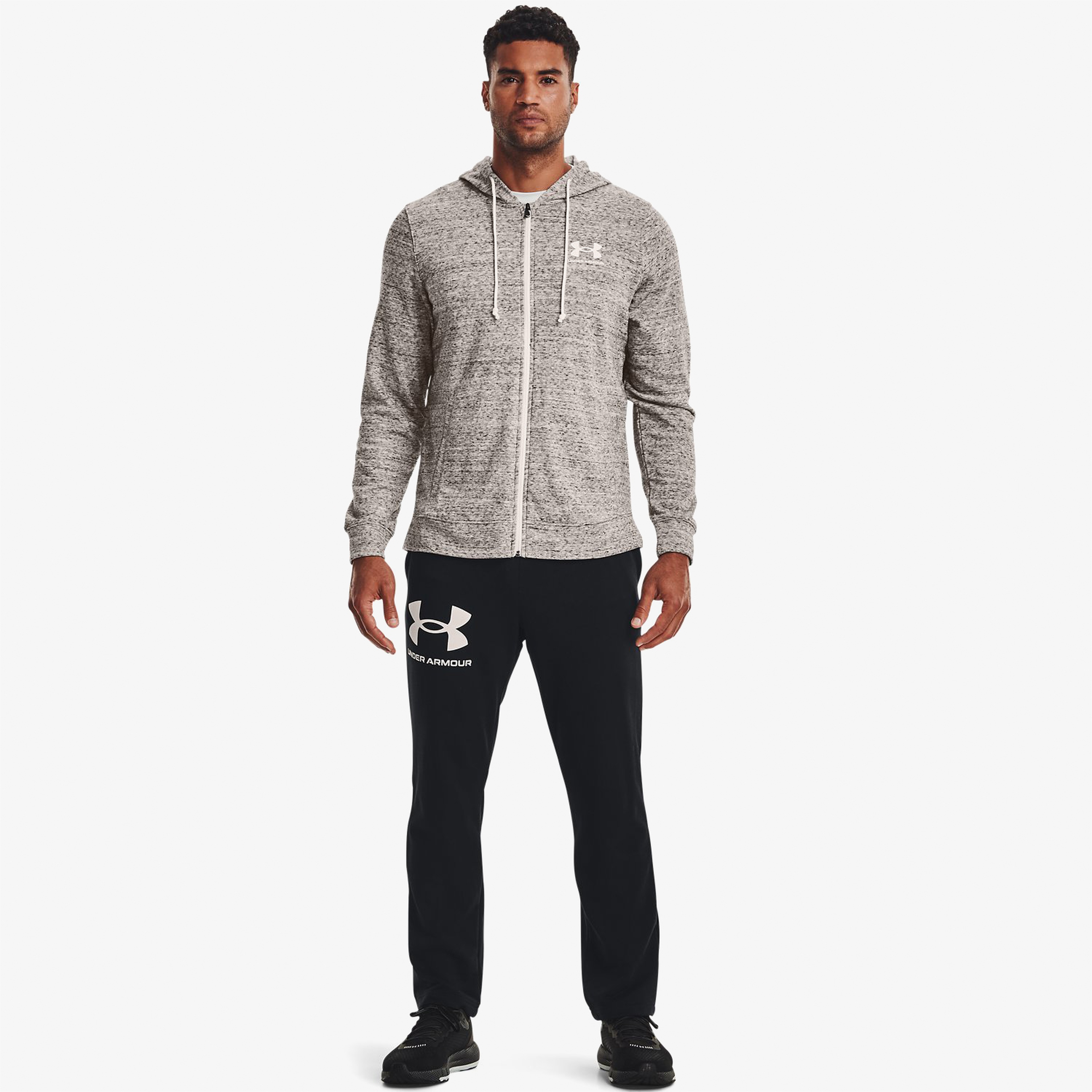 Under Armour Rival Terry Erkek Gri Günlük Sweathirt