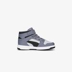 Puma Rebound Layup Çocuk Gri Spor Ayakkabı