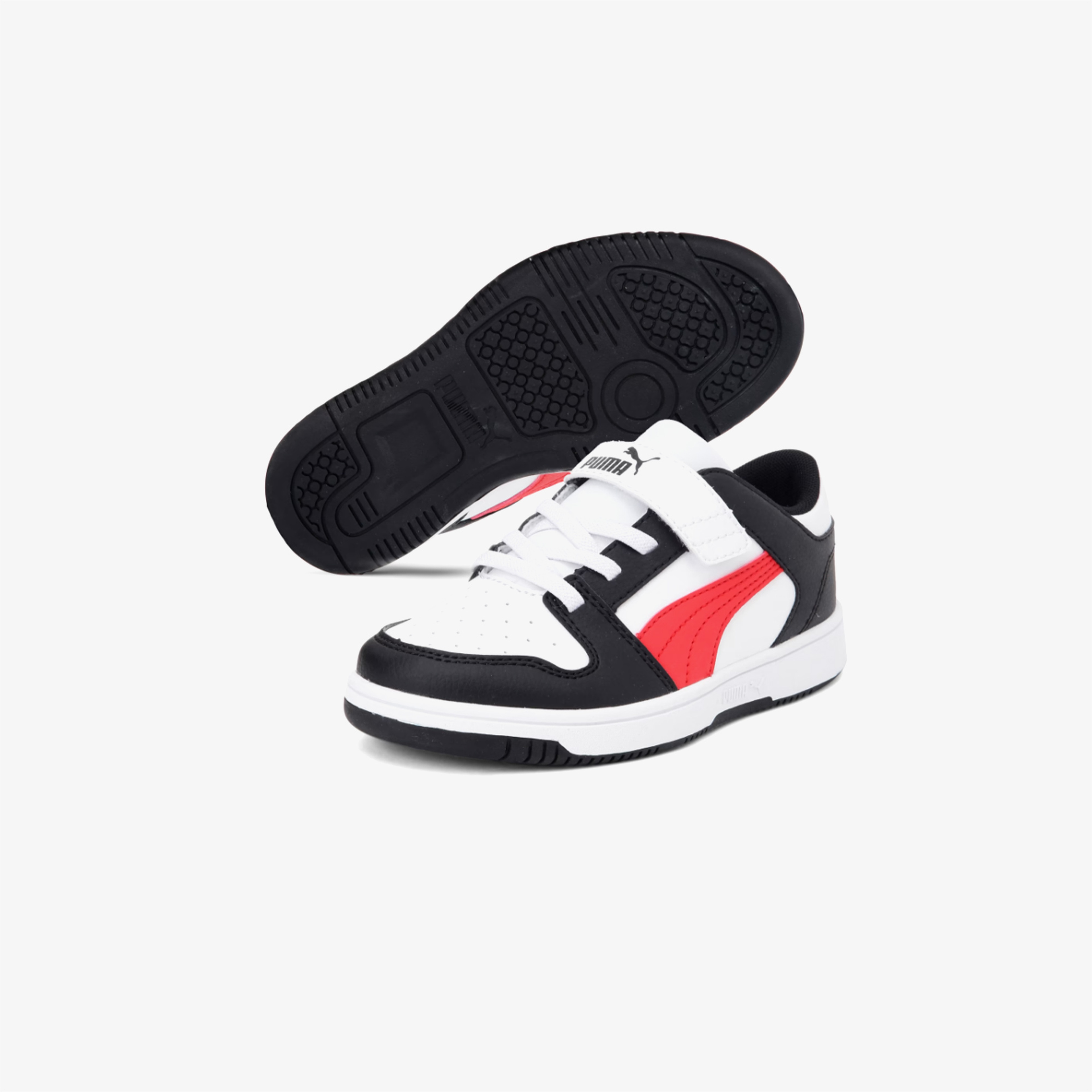 Puma Rebound Layup Çocuk Beyaz Spor Ayakkabı