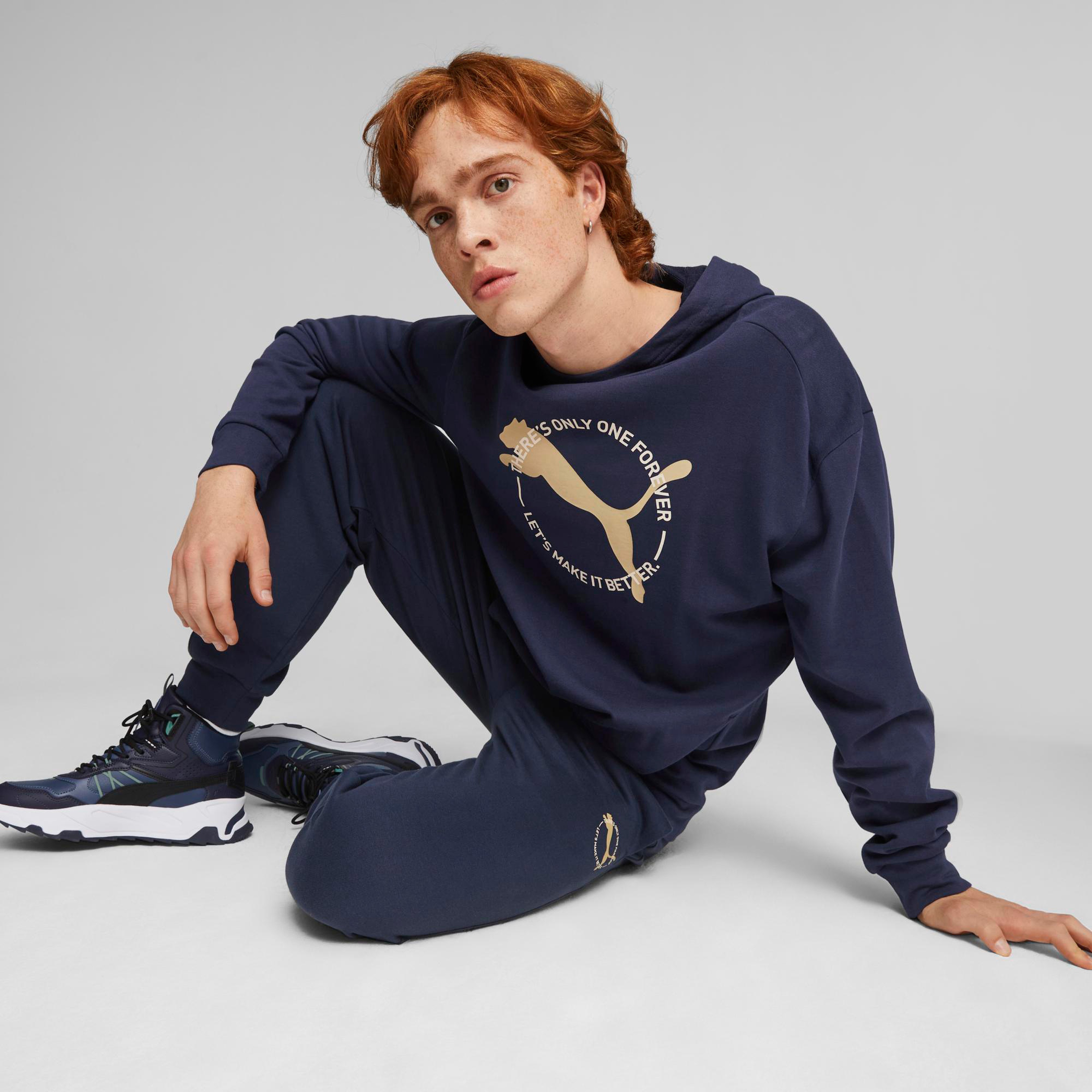 Puma Better Sportswear Erkek Lacivert Günlük Sweatshirt