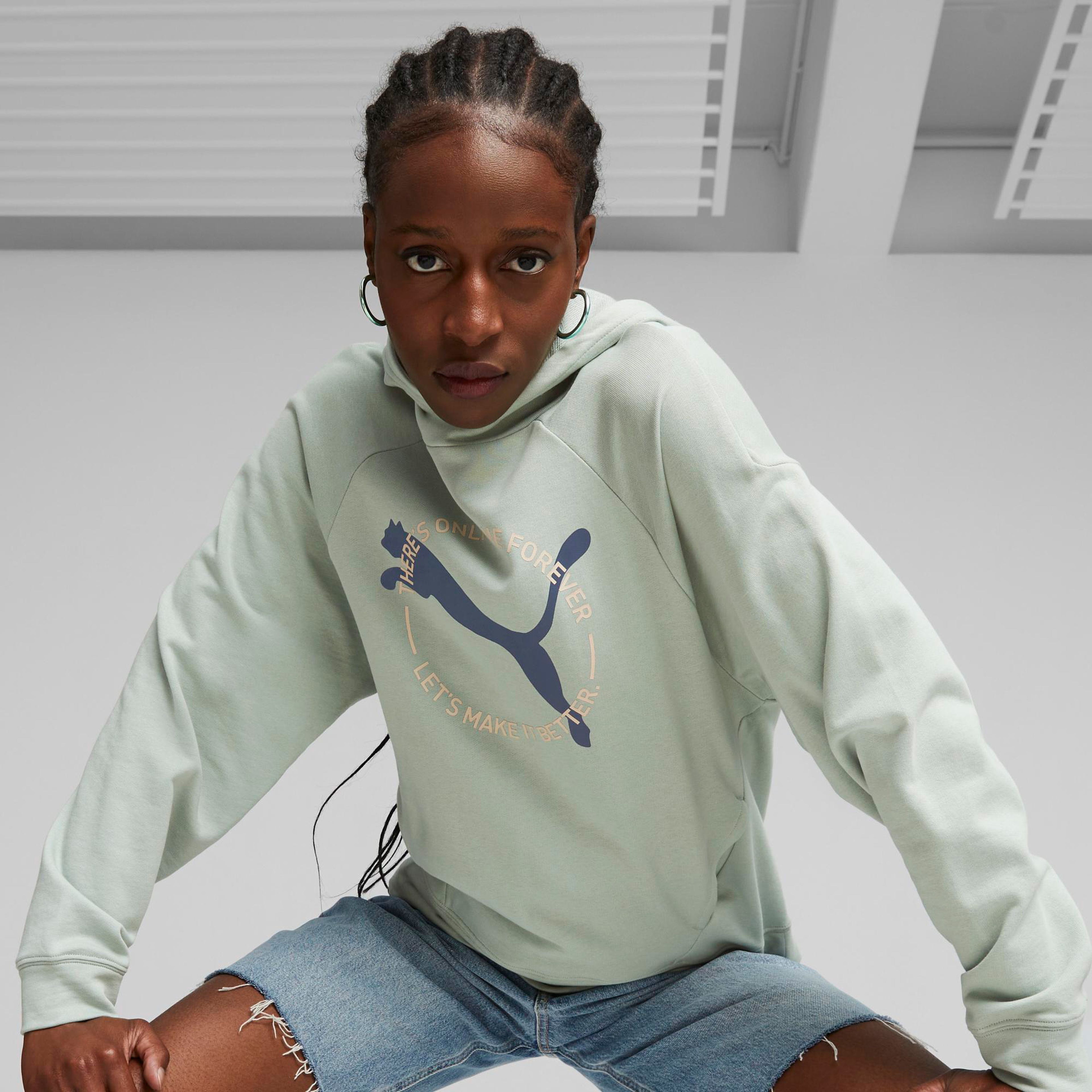 Puma Better Sportswear Kadın Gri Günlük Sweatshirt