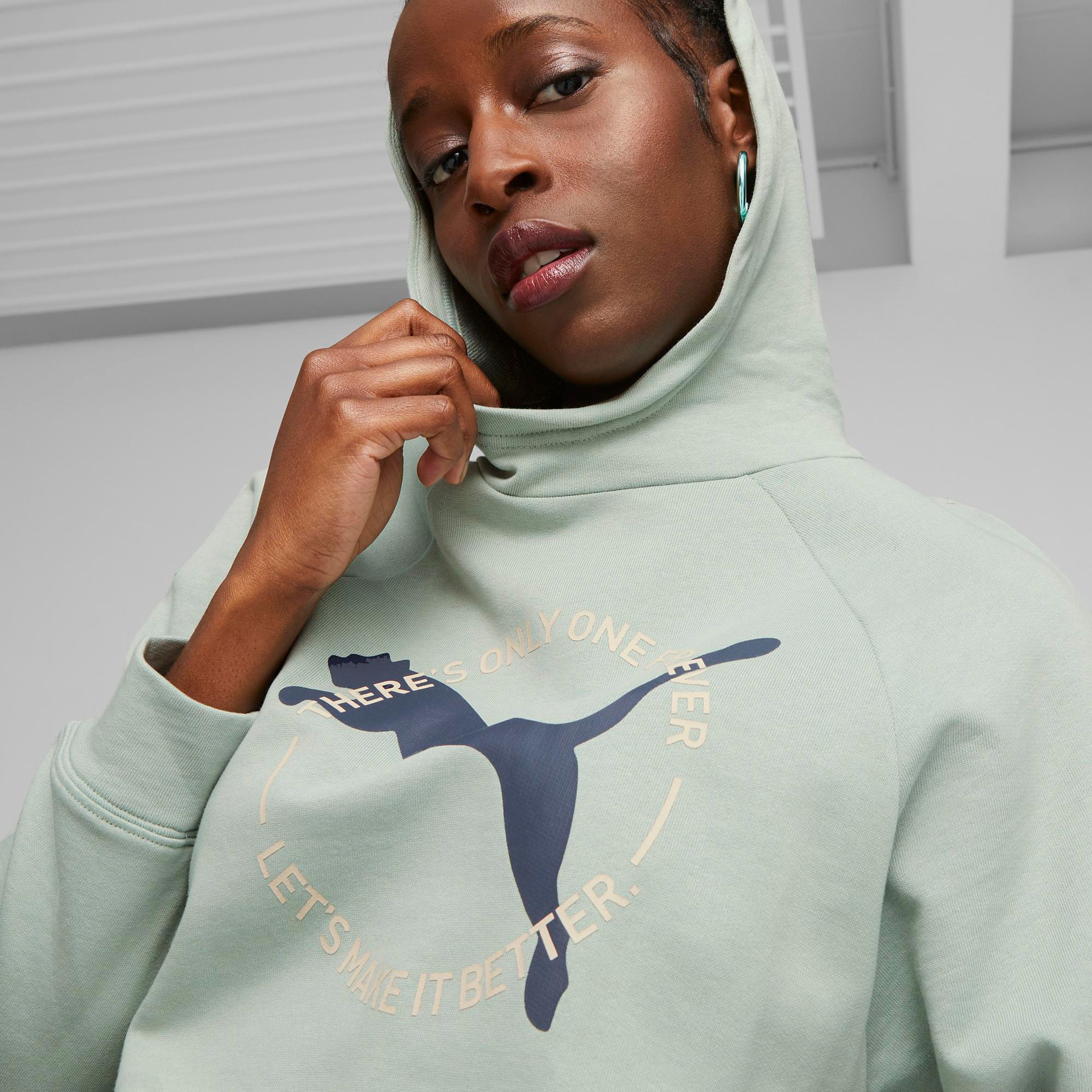 Puma Better Sportswear Kadın Gri Günlük Sweatshirt