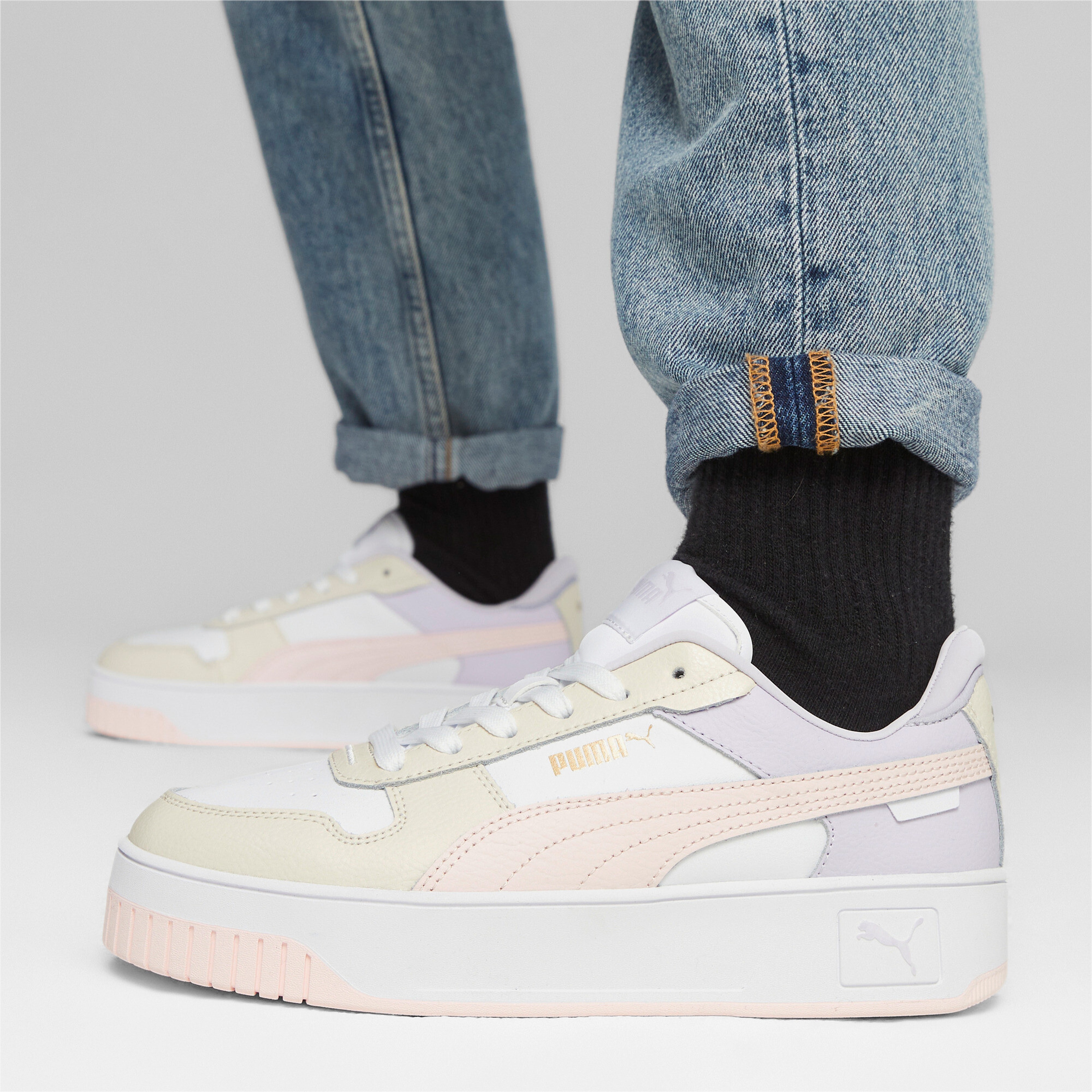 Puma Carina Street Frosty Kadın Beyaz Spor Ayakkabı