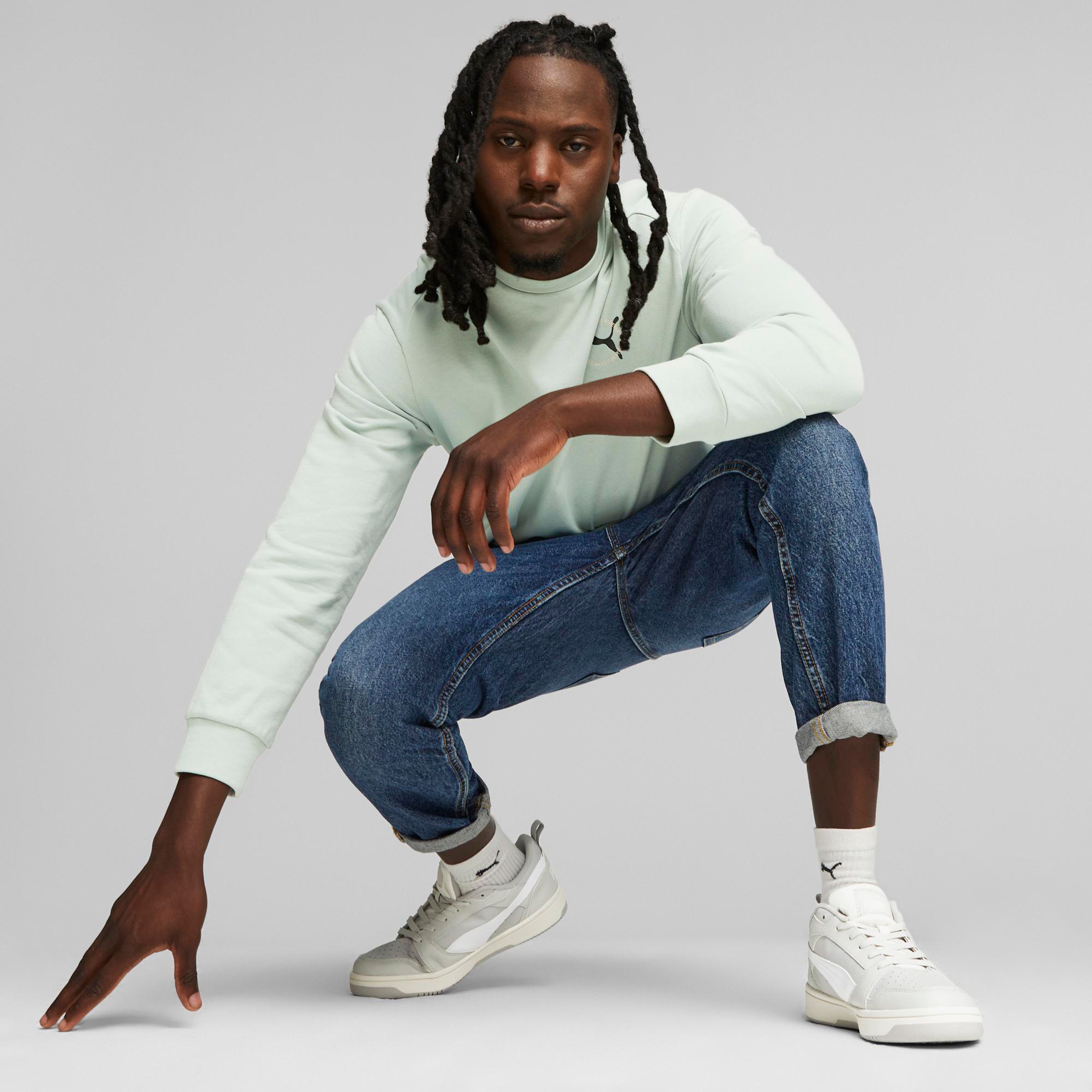 Puma Better Sportswear Erkek Yeşil Günlük Sweatshirt