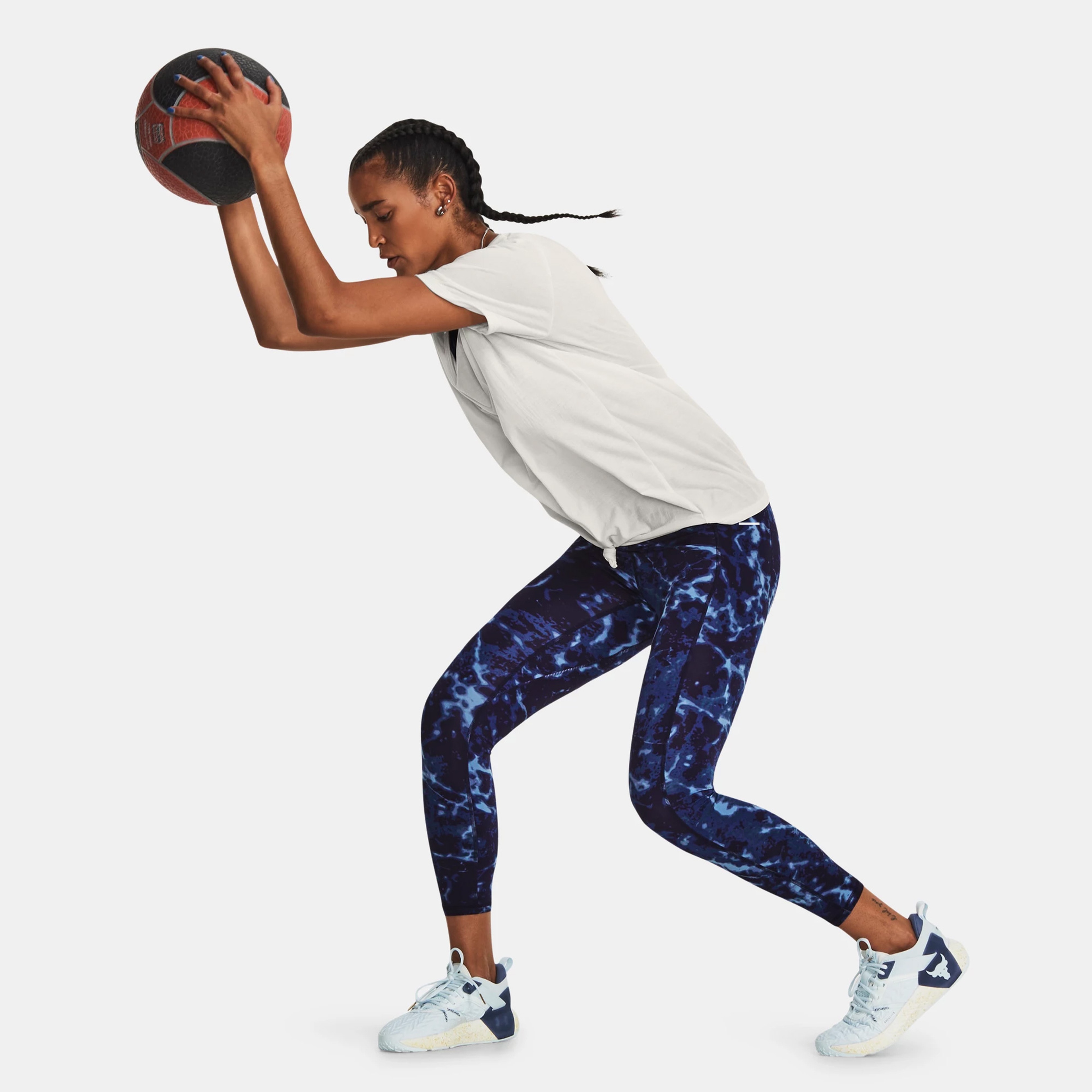 Under Armour The Rock Kadın Lacivert Tayt