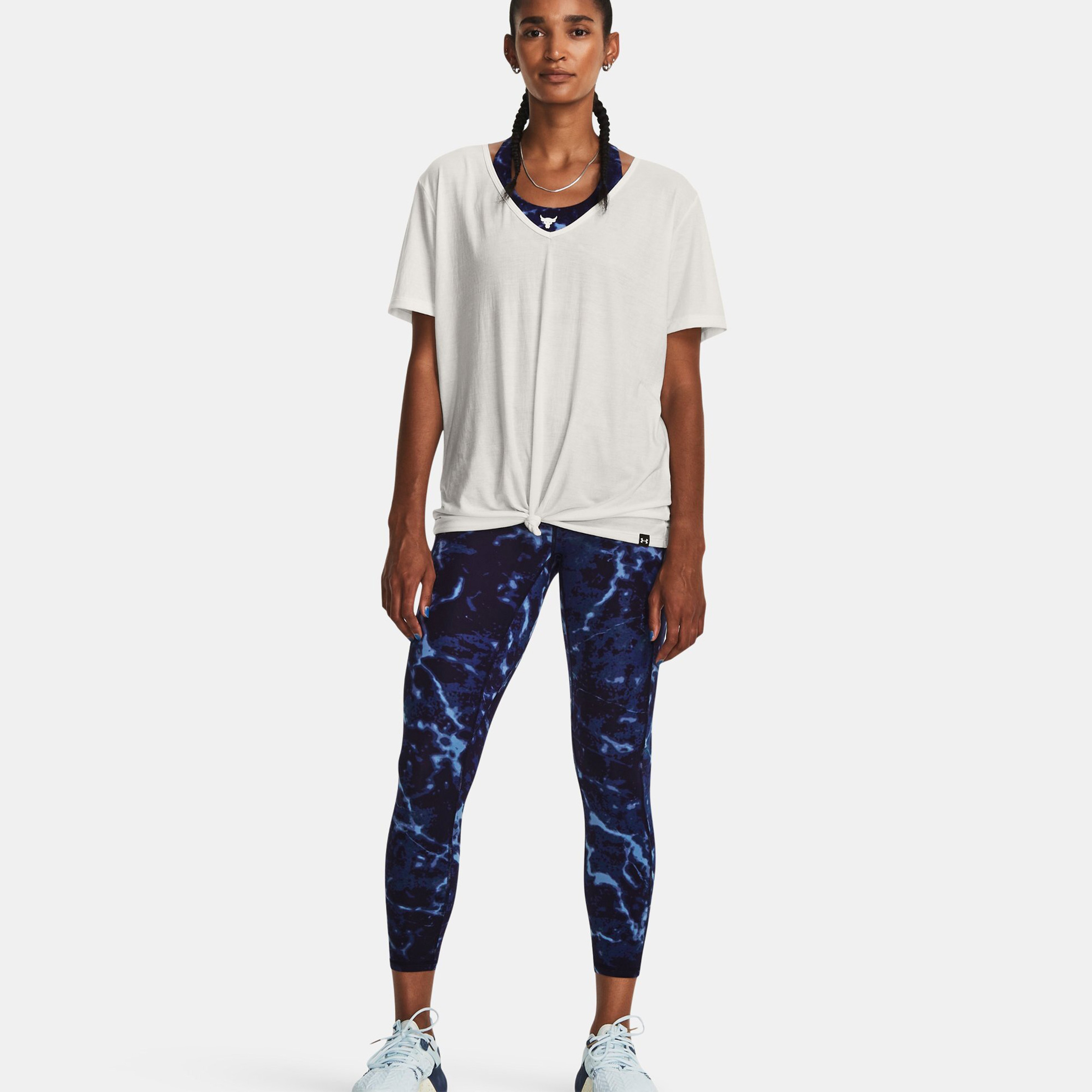 Under Armour The Rock Kadın Lacivert Tayt