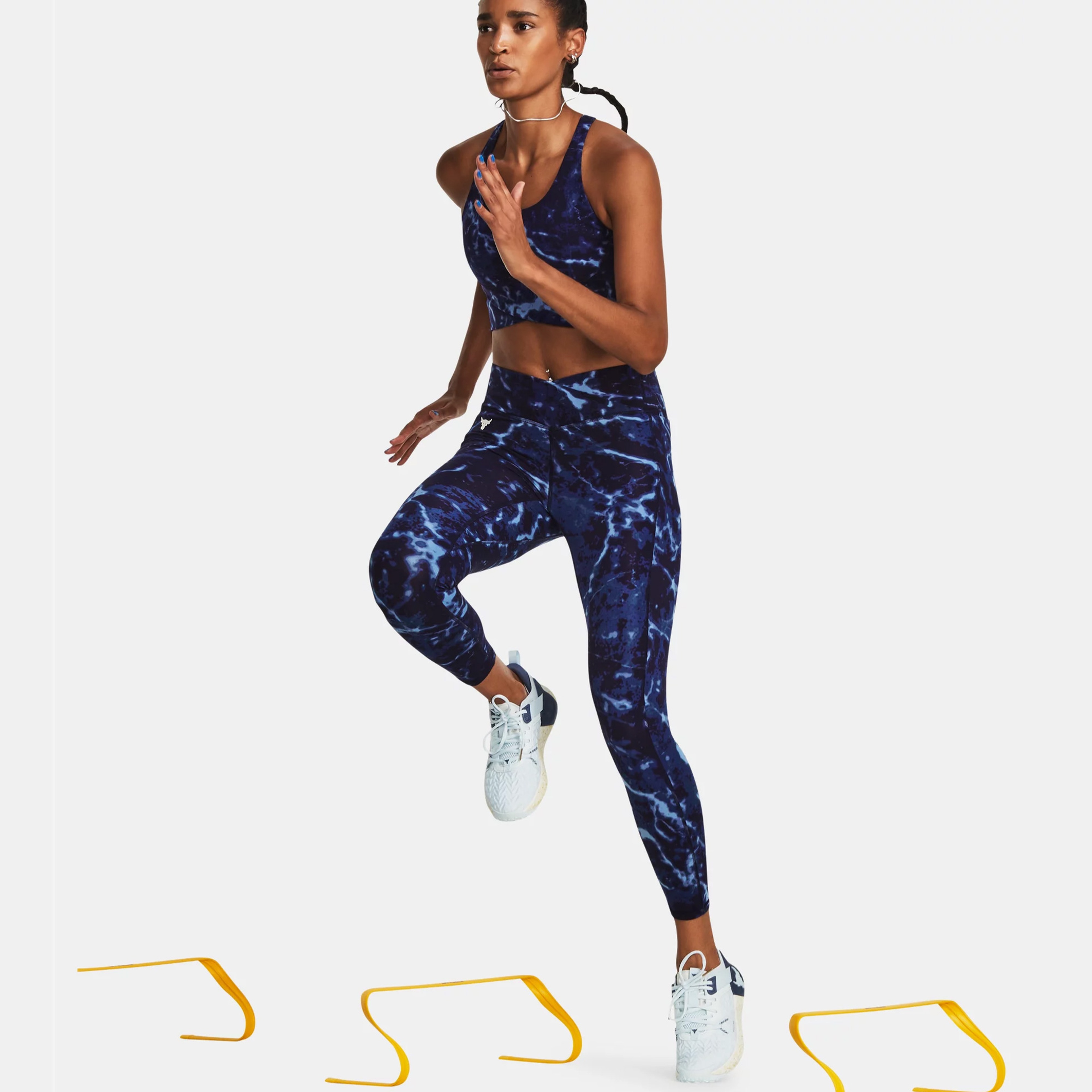 Under Armour The Rock Kadın Lacivert Tayt