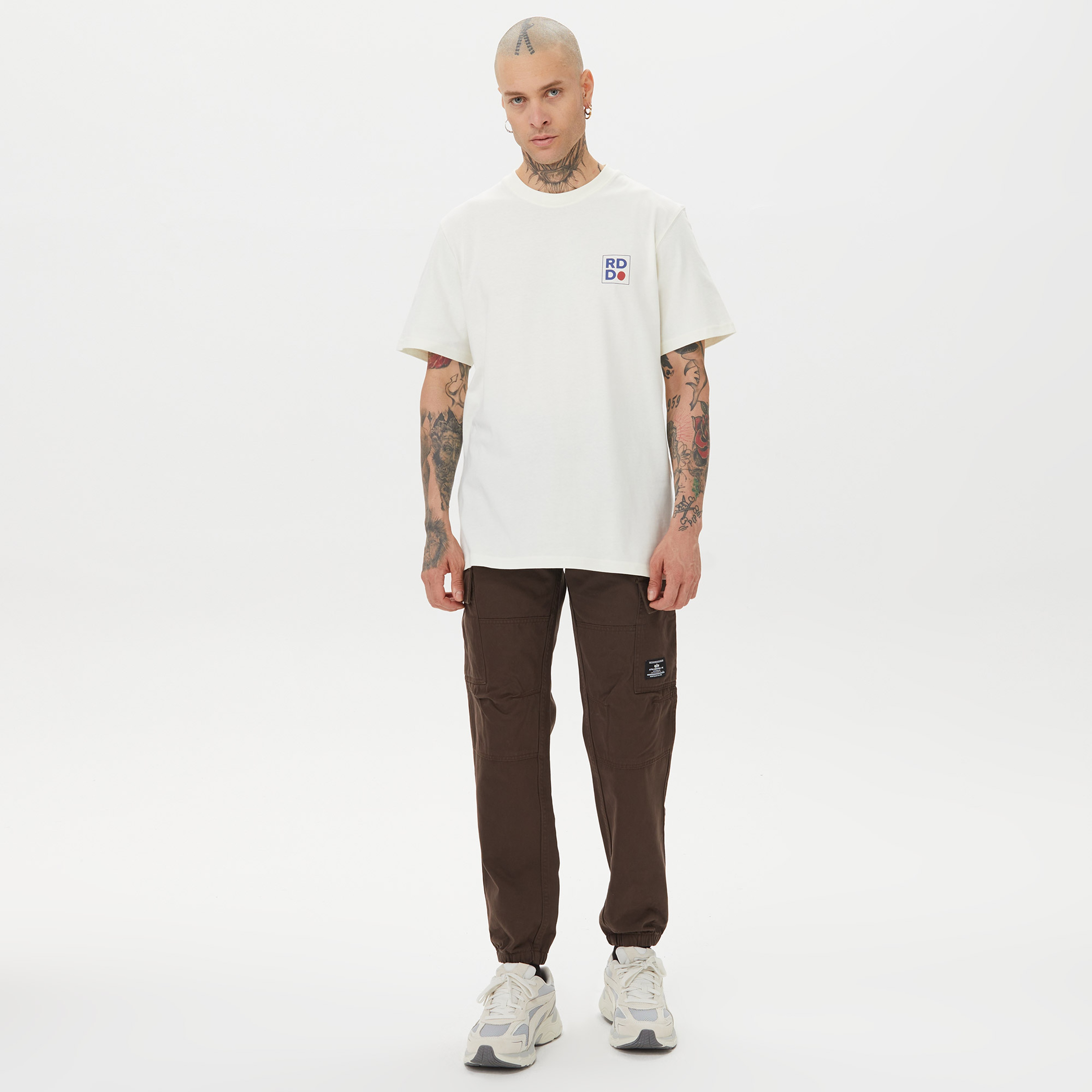Alpha Industries Cotton Jogger Erkek Kahverengi Pantolon