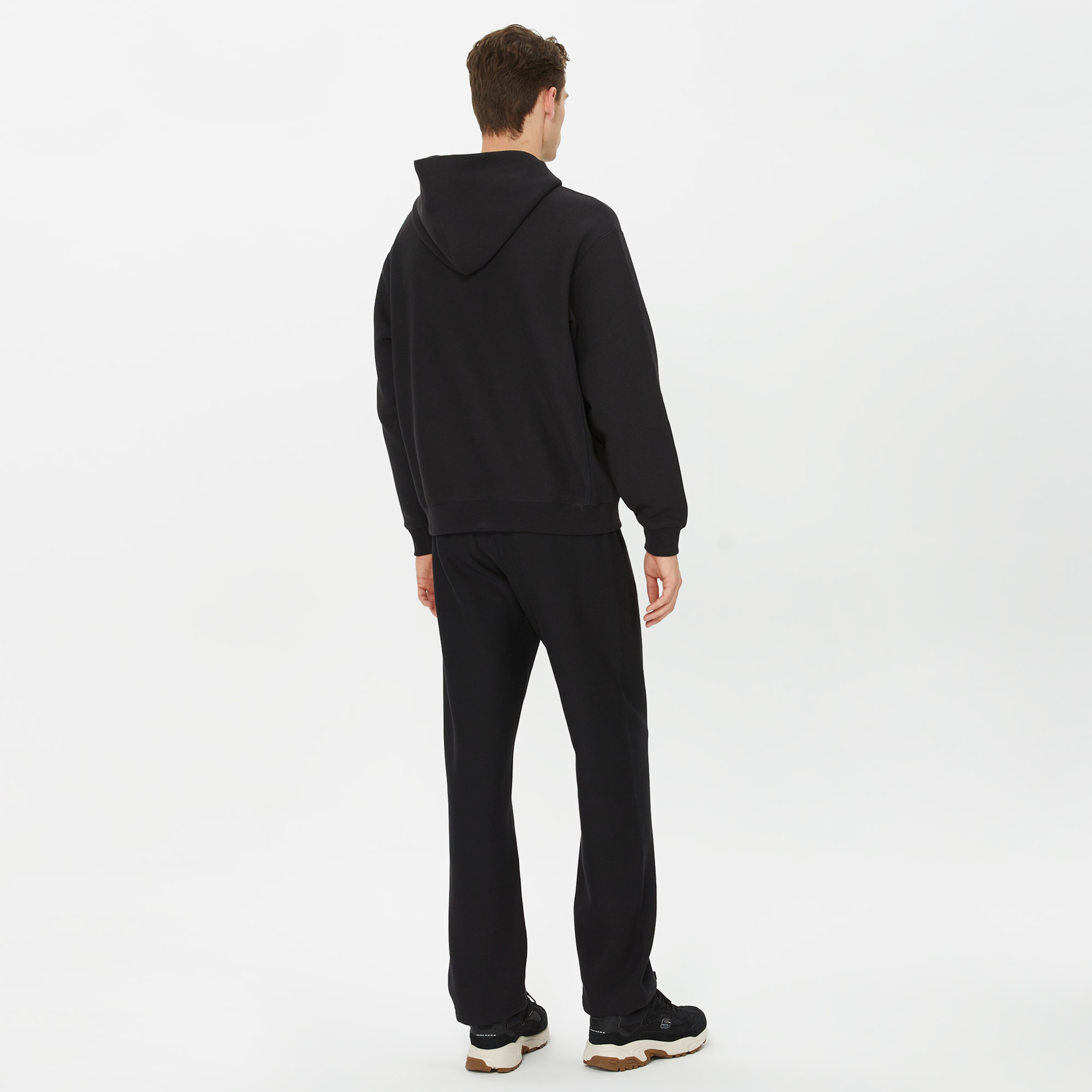 Champion Straight Hem Erkek Siyah Pantolon