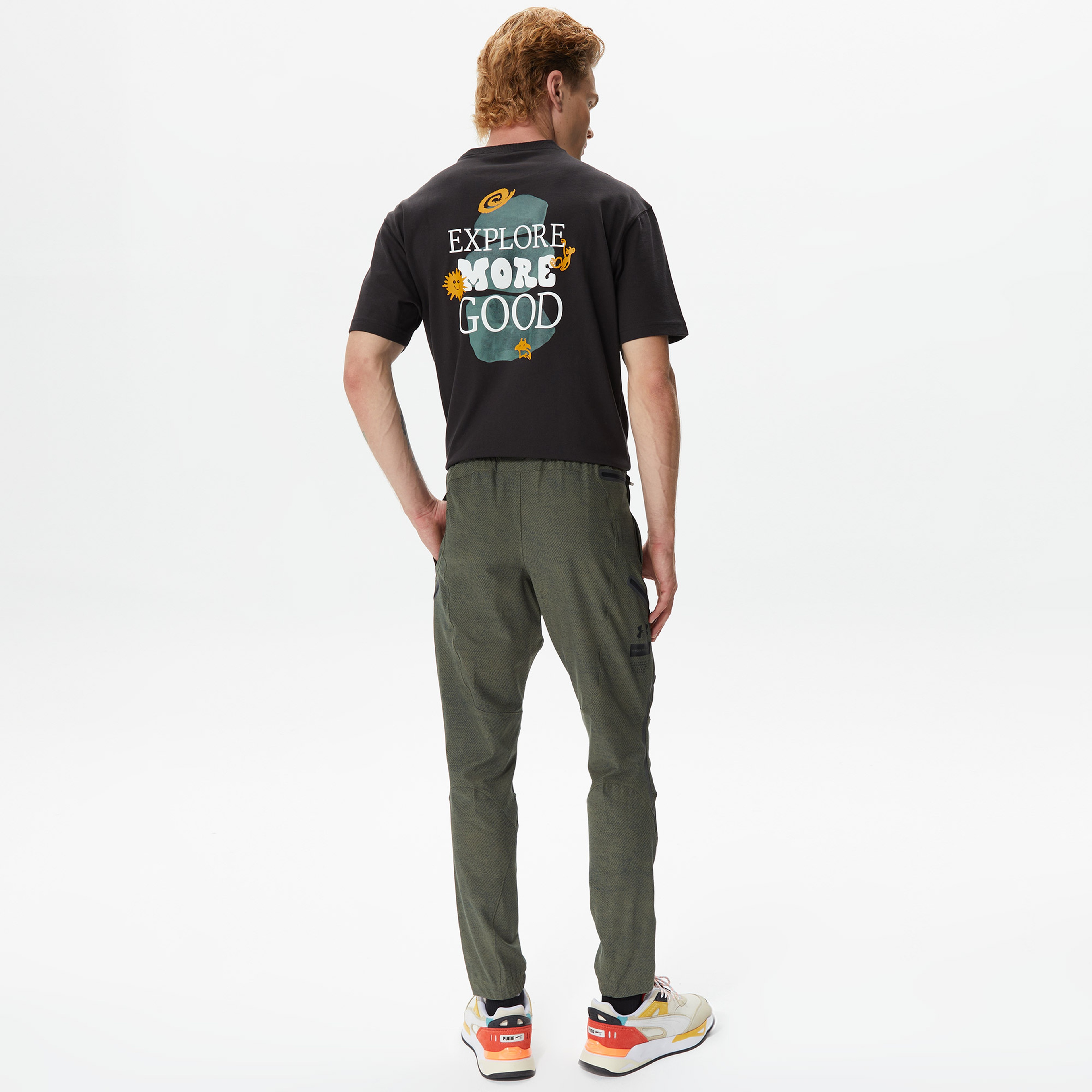 Under Armour Unstoppable Cargo Erkek Yeşil Eşofman Altı