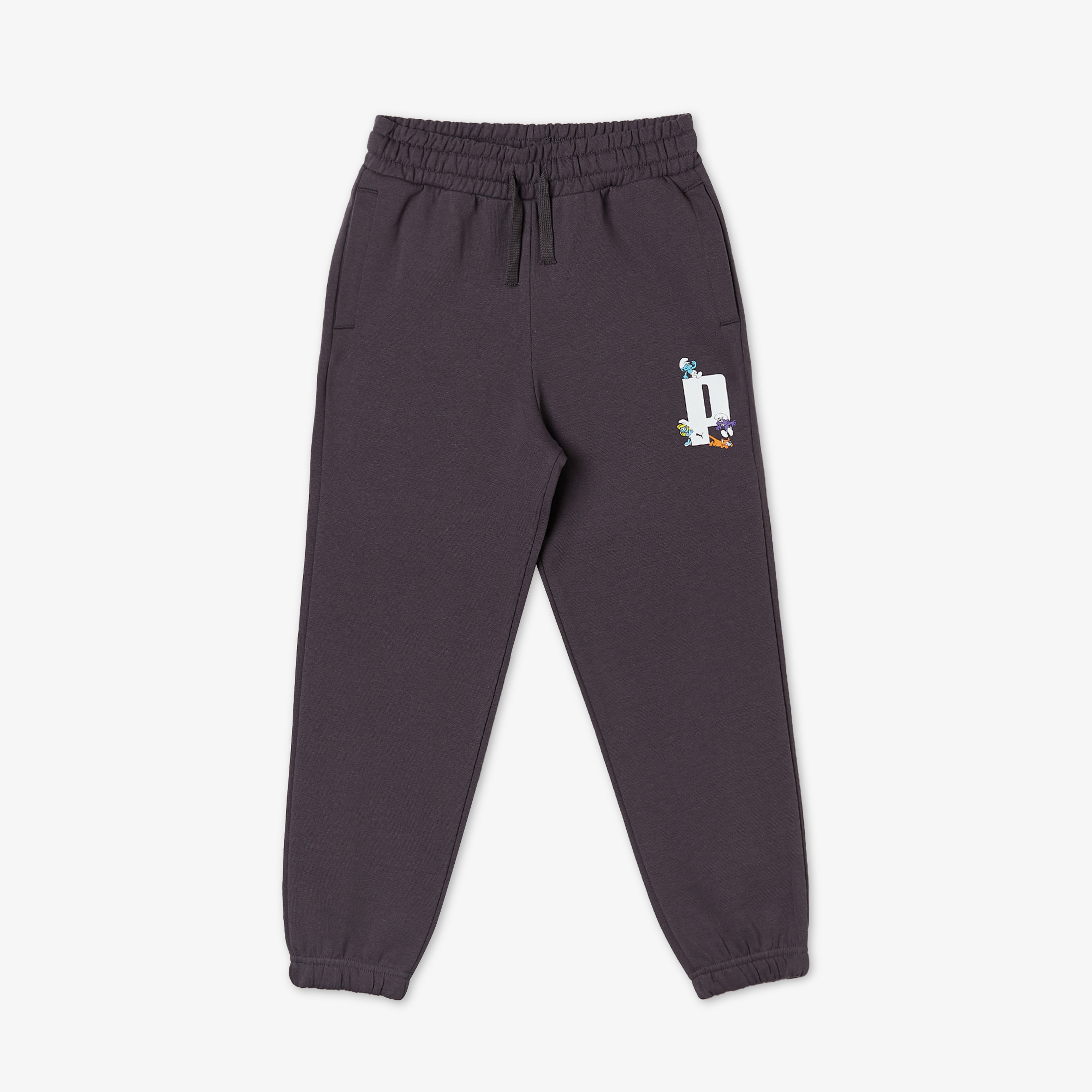 Puma X The Smurfs Çocuk Antrasit Eşofman Altı