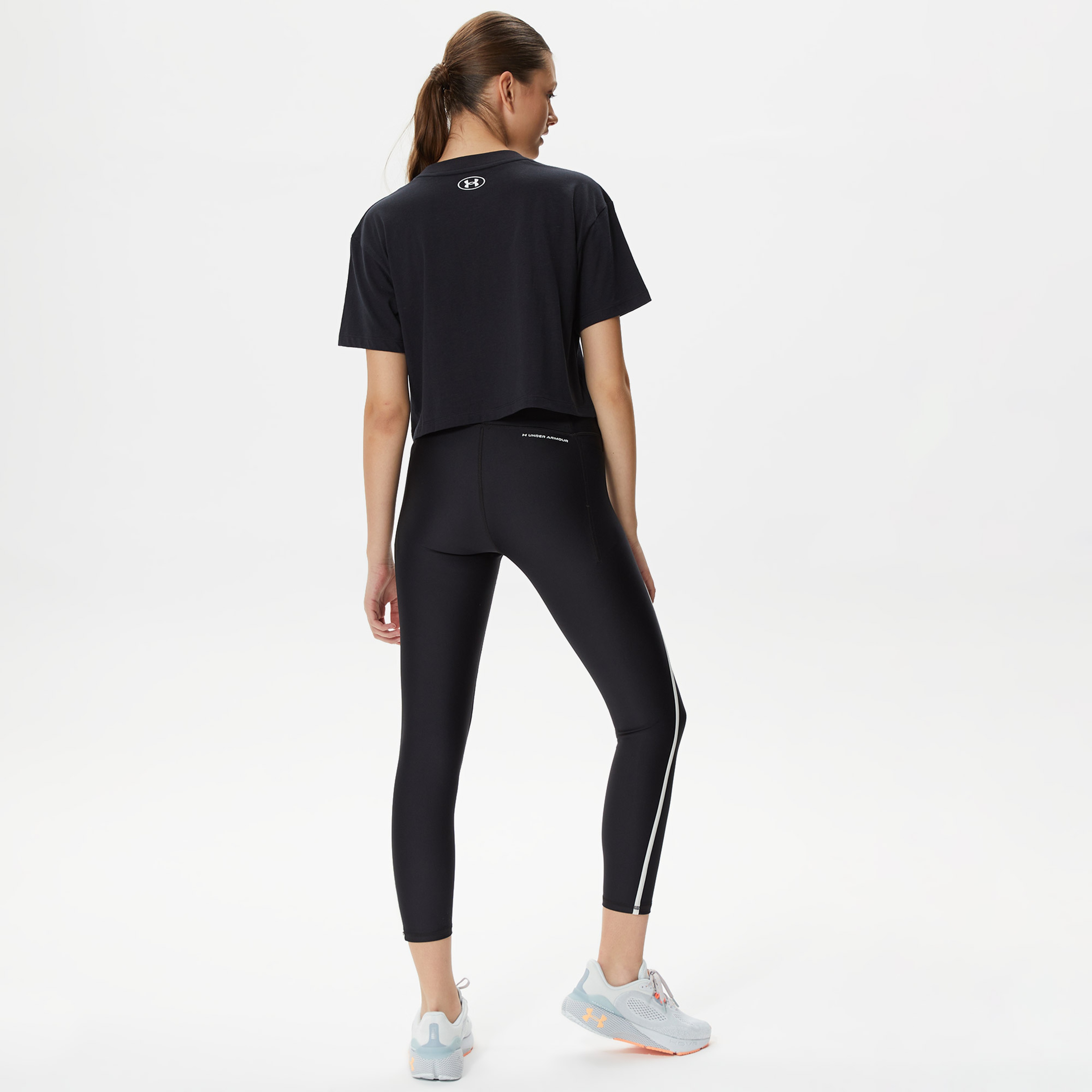 Under Armour Pjt Rck All Train Hg Ankl Lg Kadın Siyah Tayt