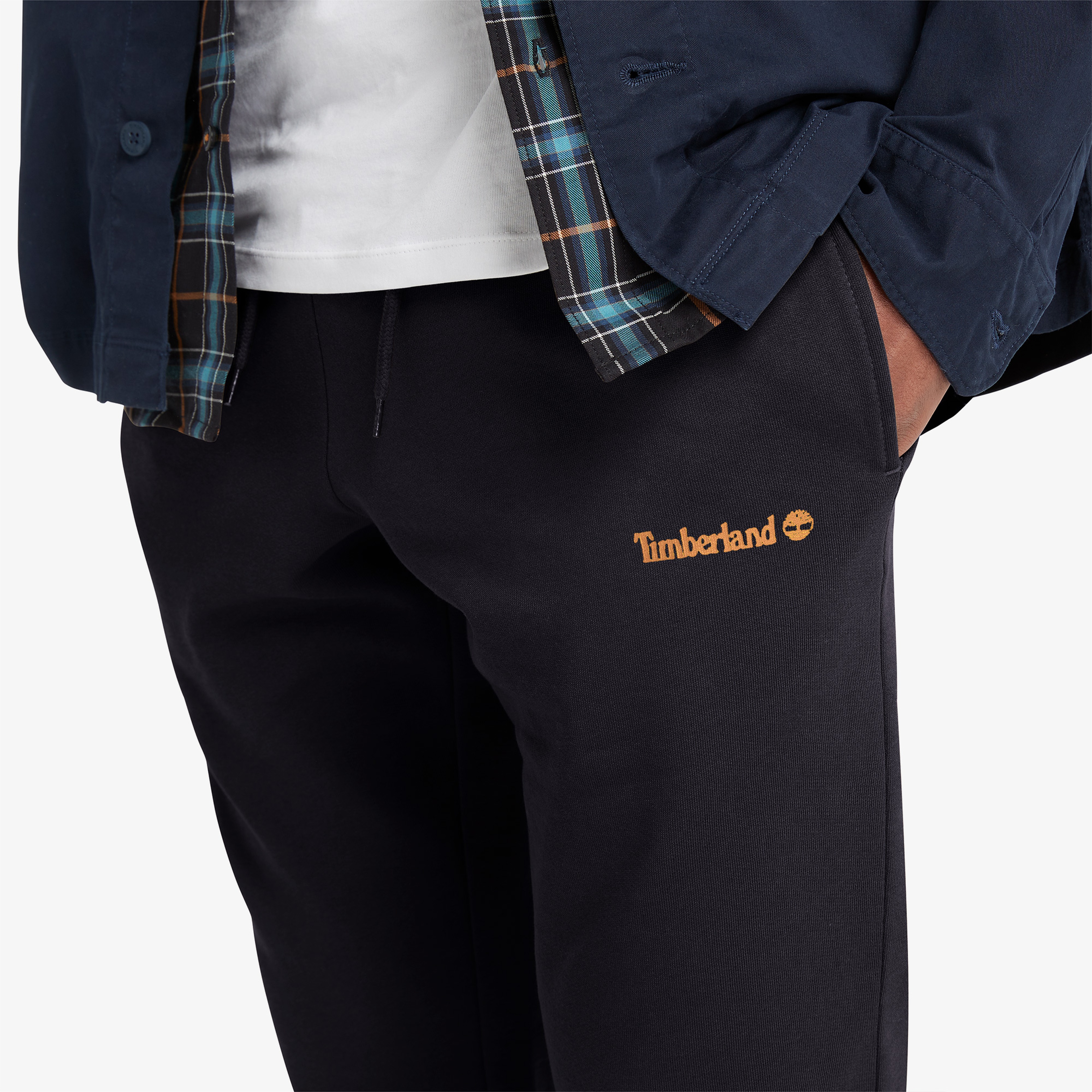 Timberland Small Logo Print Erkek Siyah Eşofman Altı