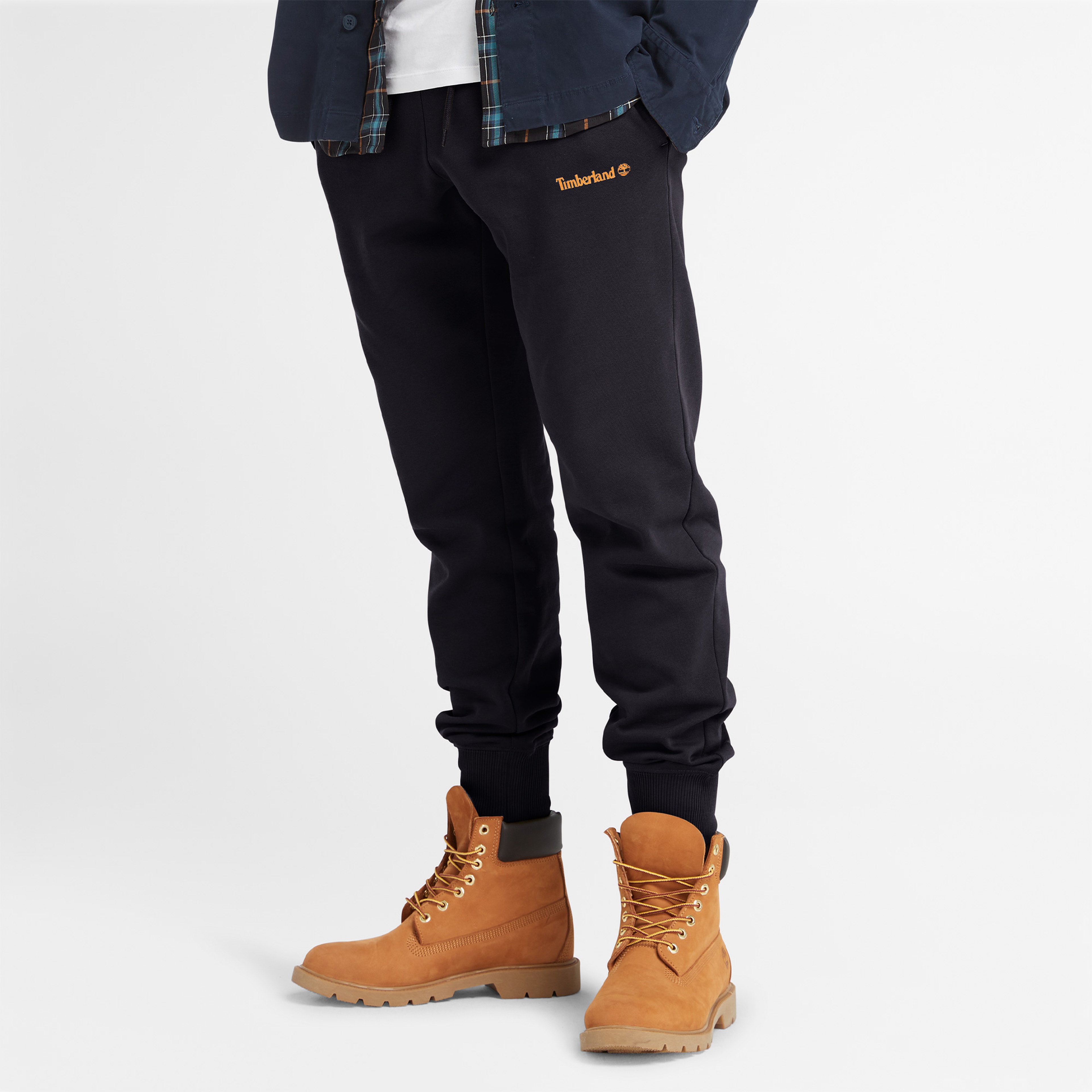 Timberland Small Logo Print Erkek Siyah Eşofman Altı