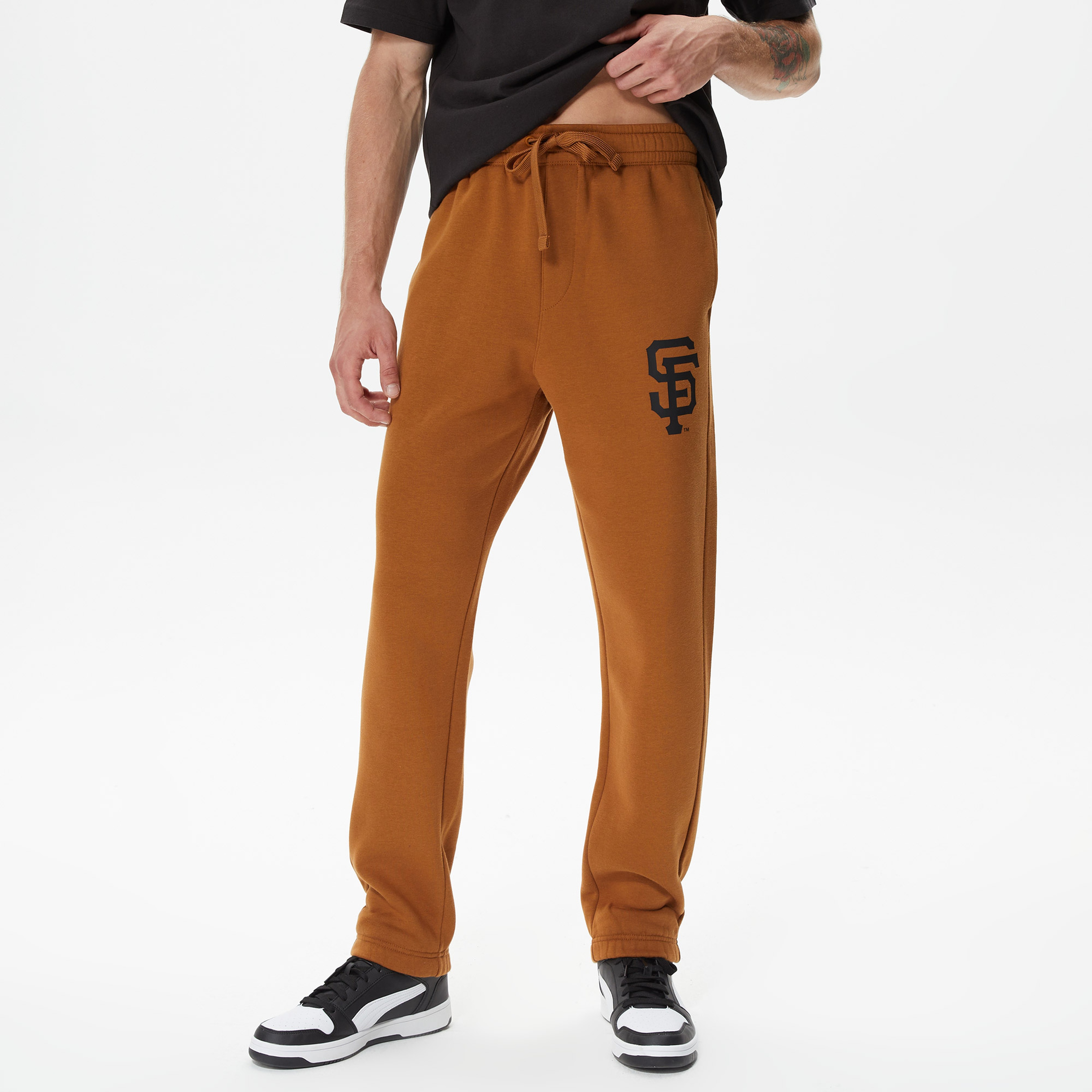 Champion Elastic Cuff Erkek Kahverengi Eşofman Altı