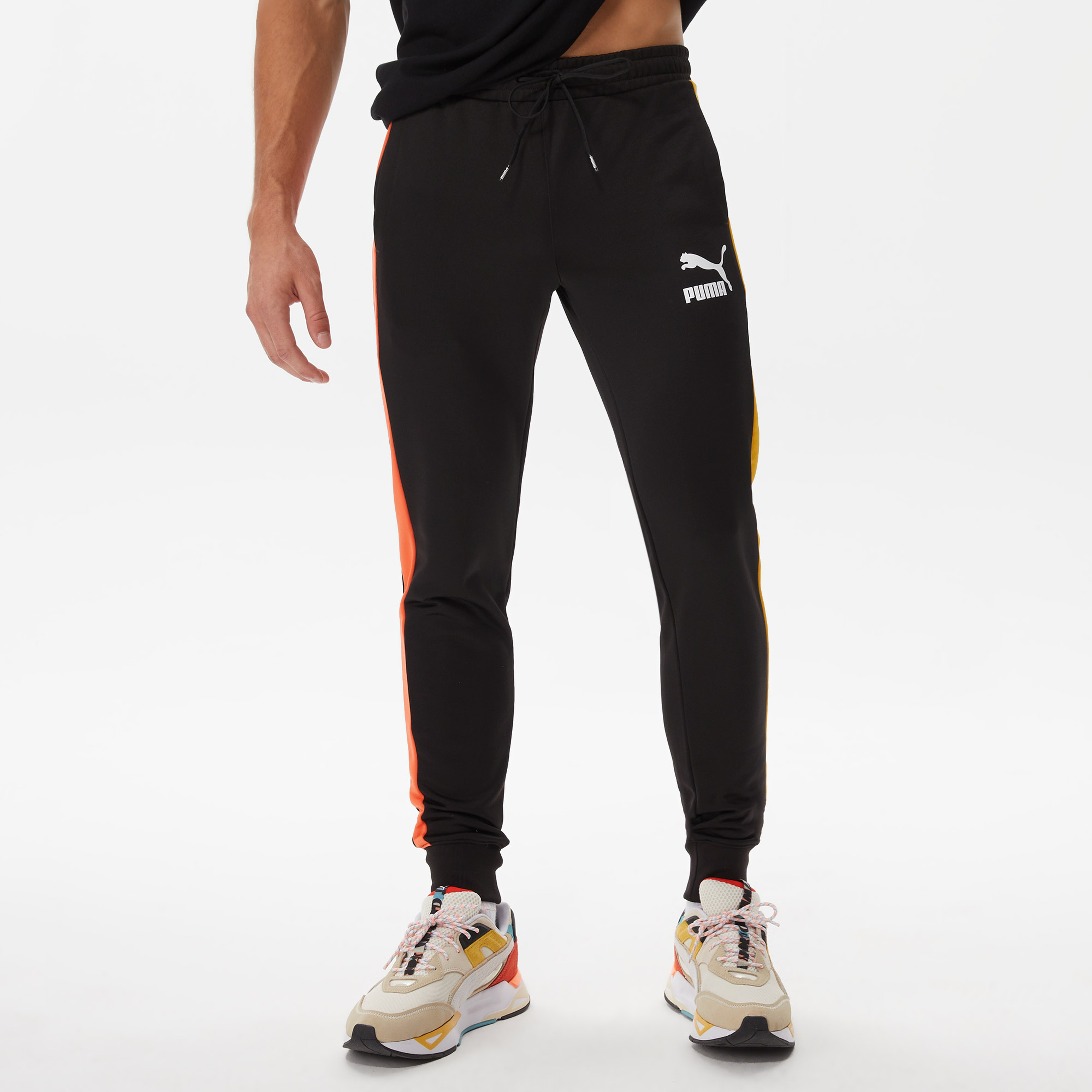 Puma T7 İconic Track Erkek Siyah Eşofman Altı