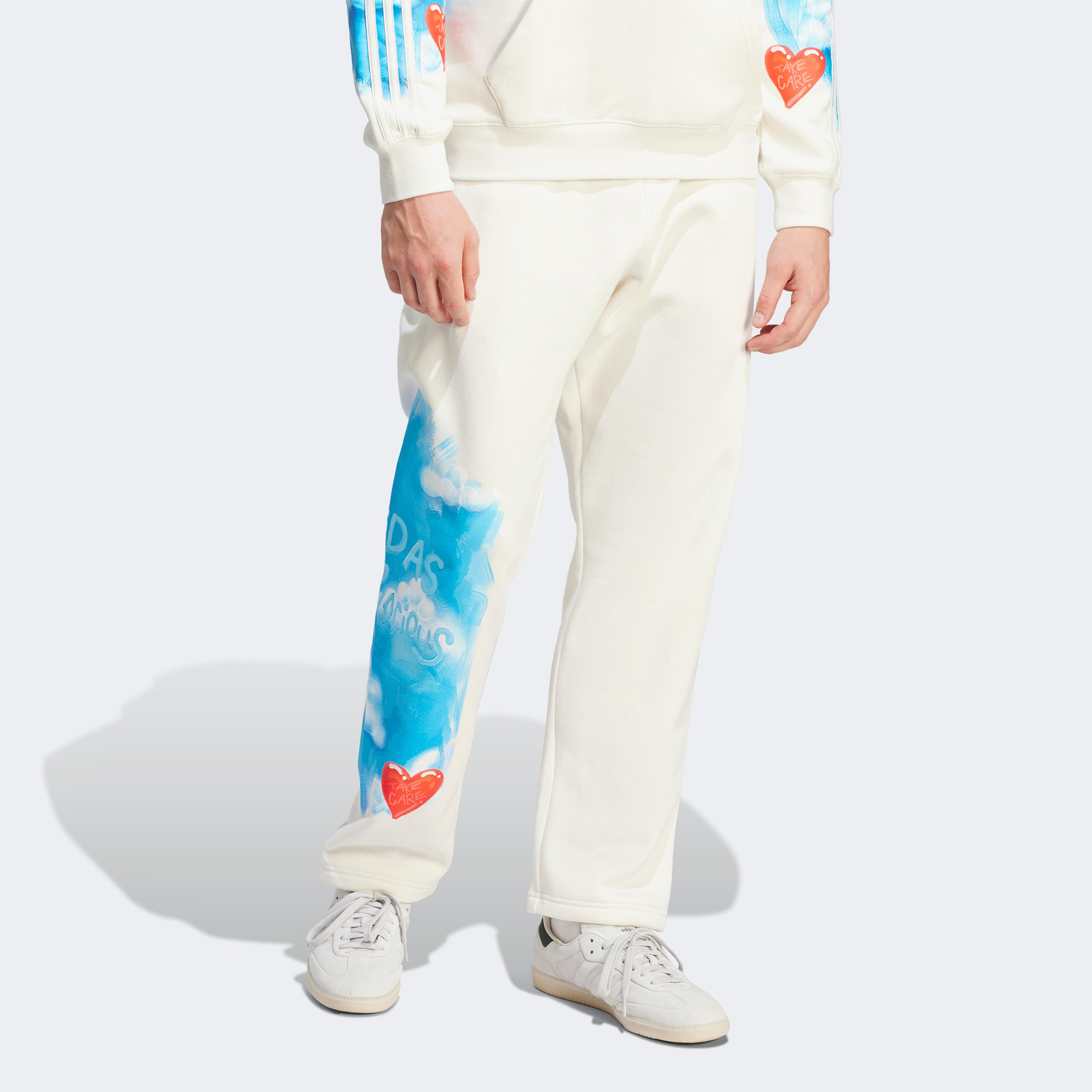 adidas Fewo Uf  Erkek Beyaz Eşofman Altı