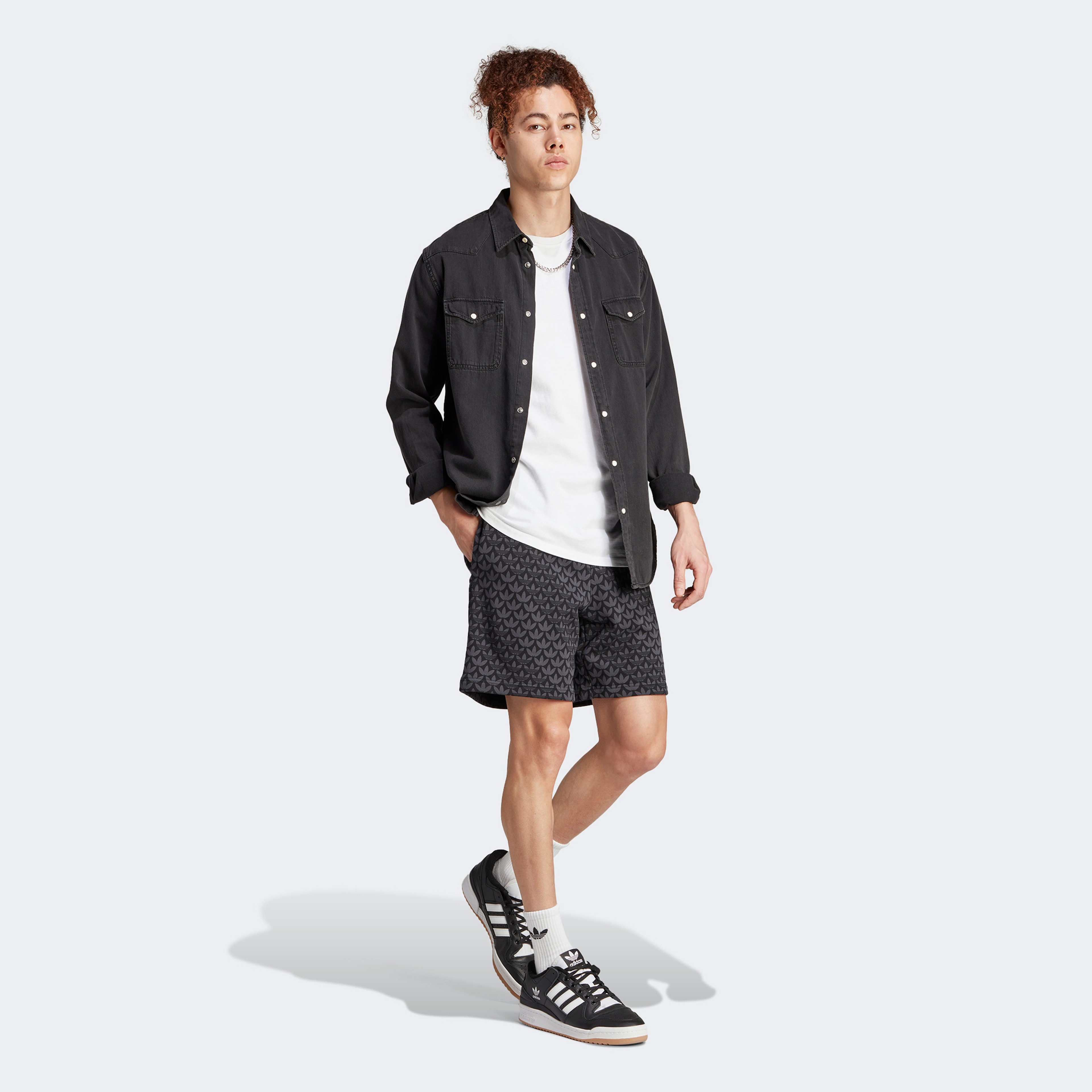 adidas Mono Aop Erkek Siyah Şort