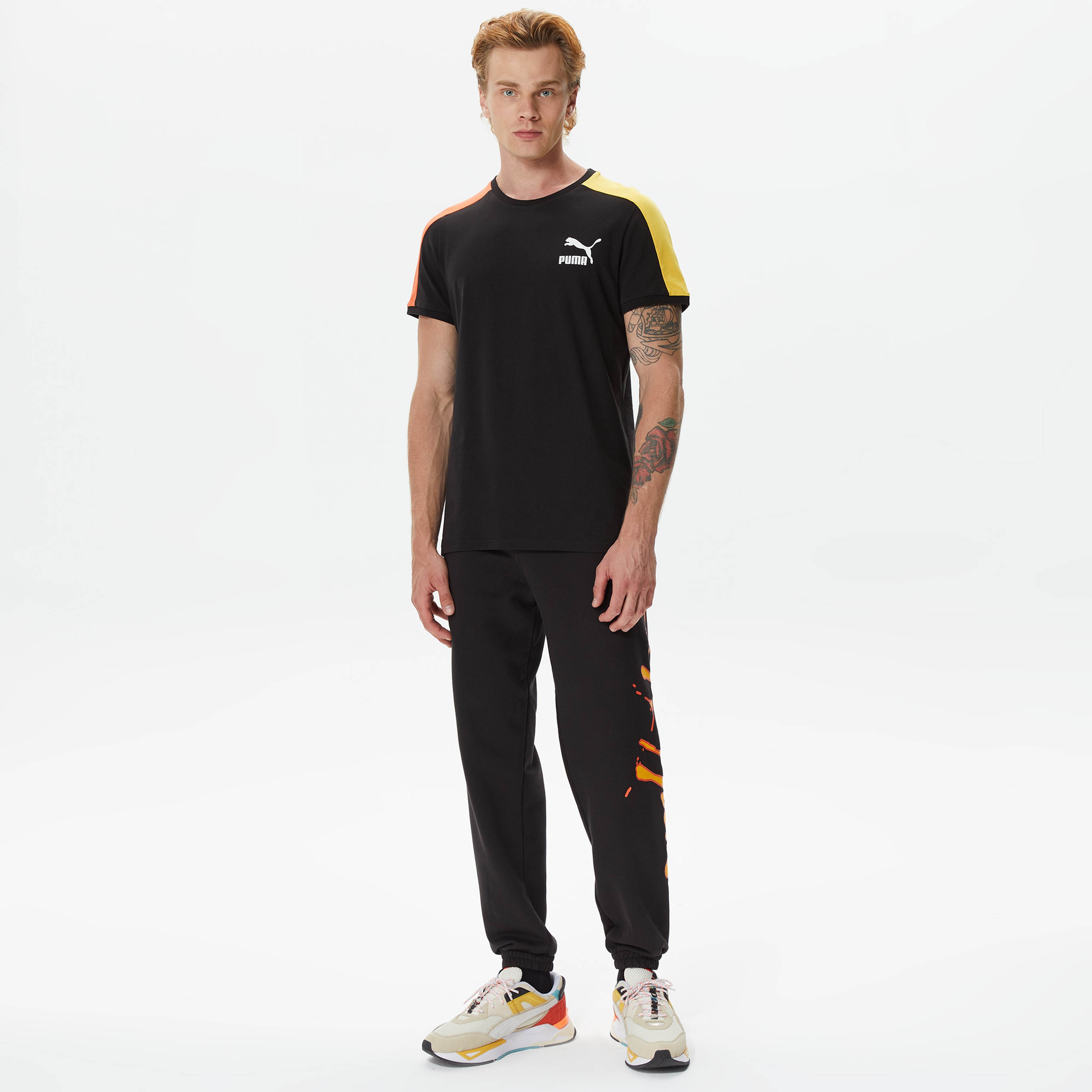 Puma Swxp Worldwide Erkek Siyah Eşofman Altı