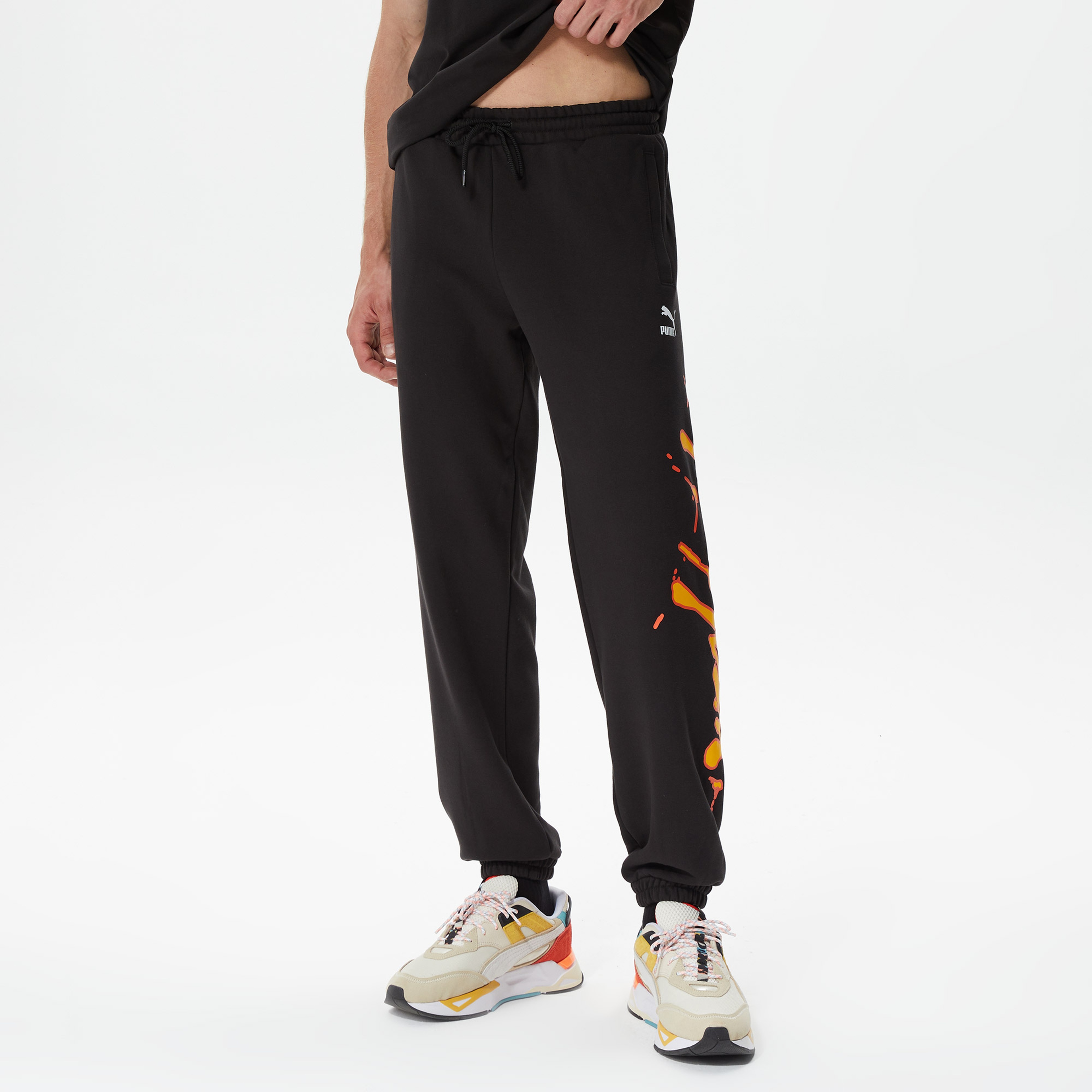 Puma Swxp Worldwide Erkek Siyah Eşofman Altı