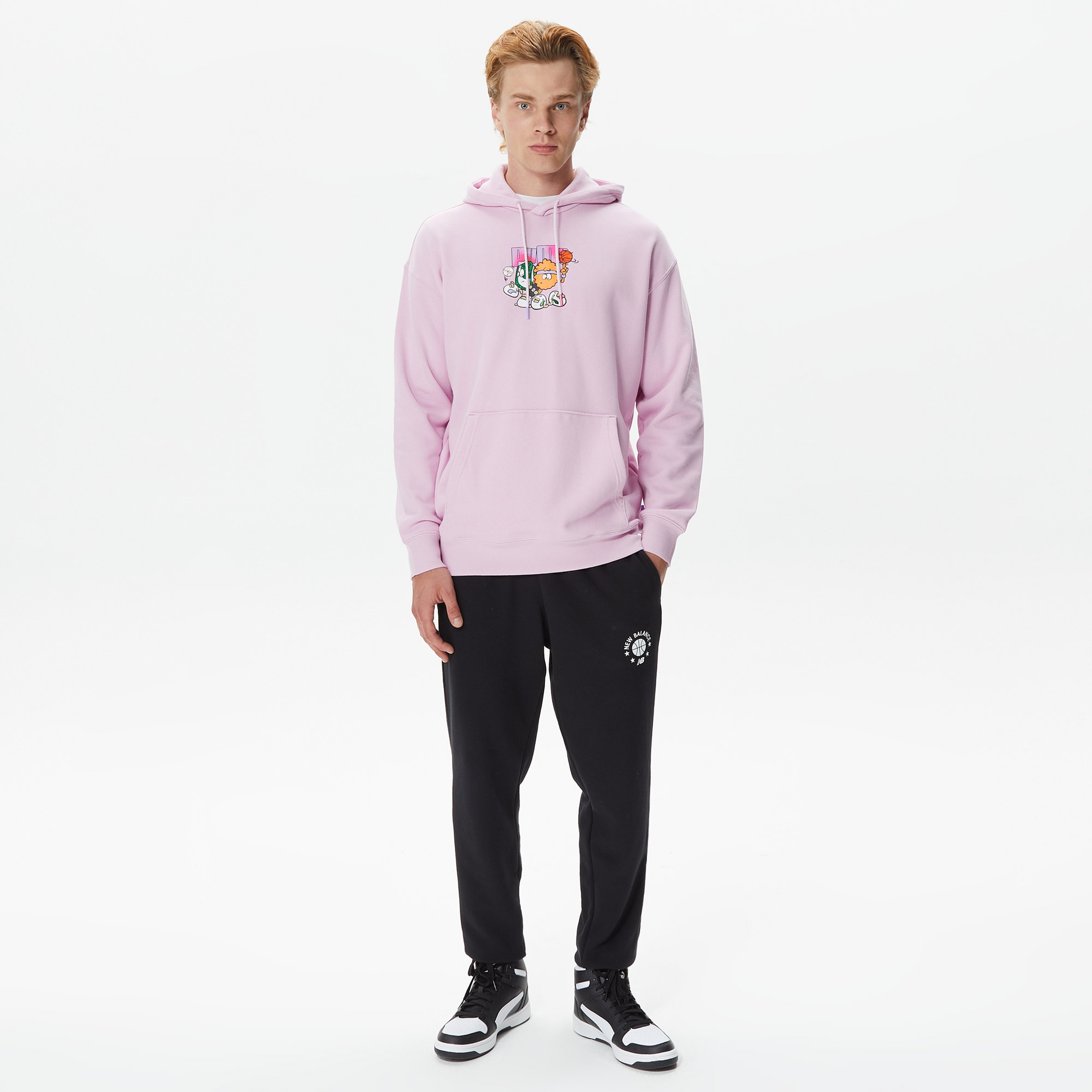 New Balance Hoops Essentials Erkek Siyah Eşofman Altı