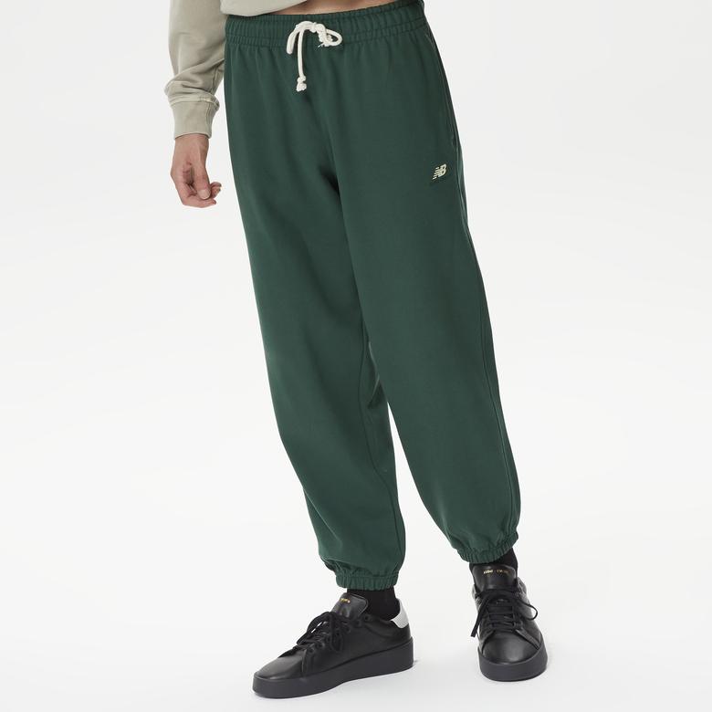 New Balance Athletics Remastered French Terry Erkek Yeşil Eşofman Altı