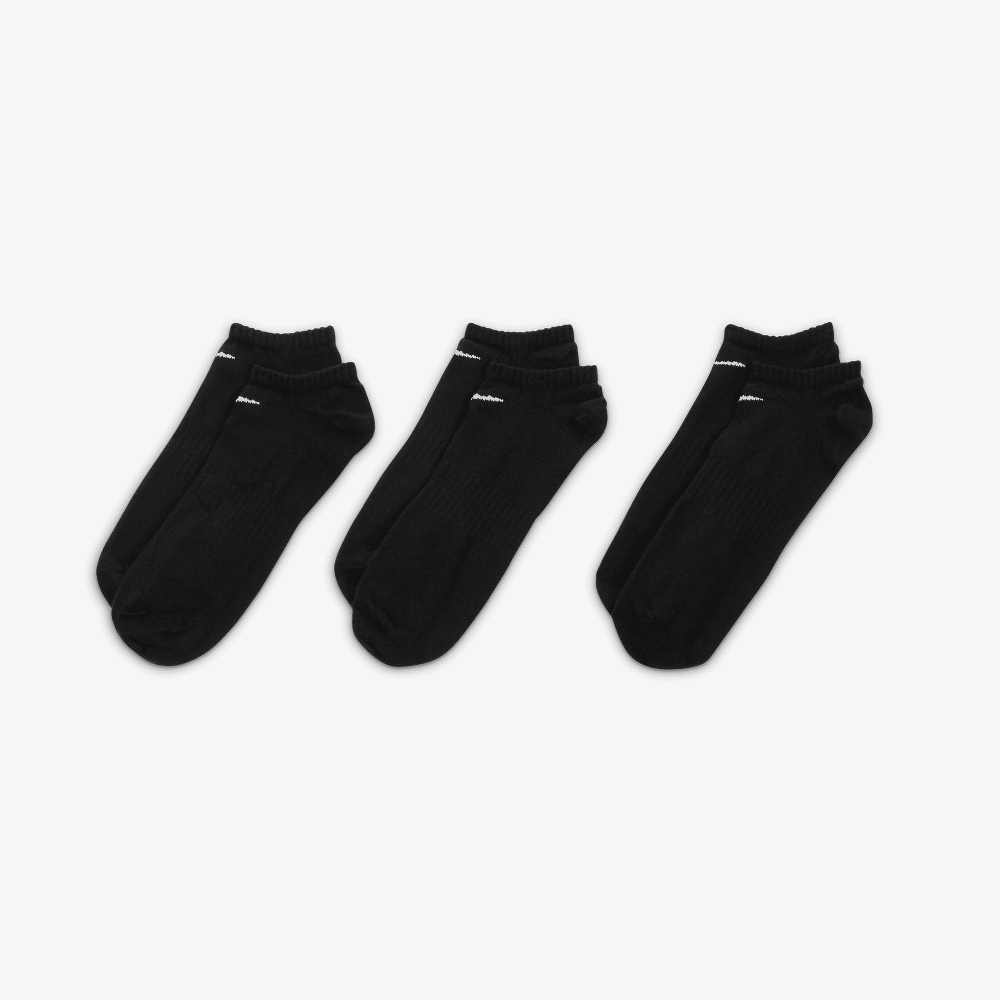 Nike Everyday Lightweight No-Show Siyah 3'lü Çorap