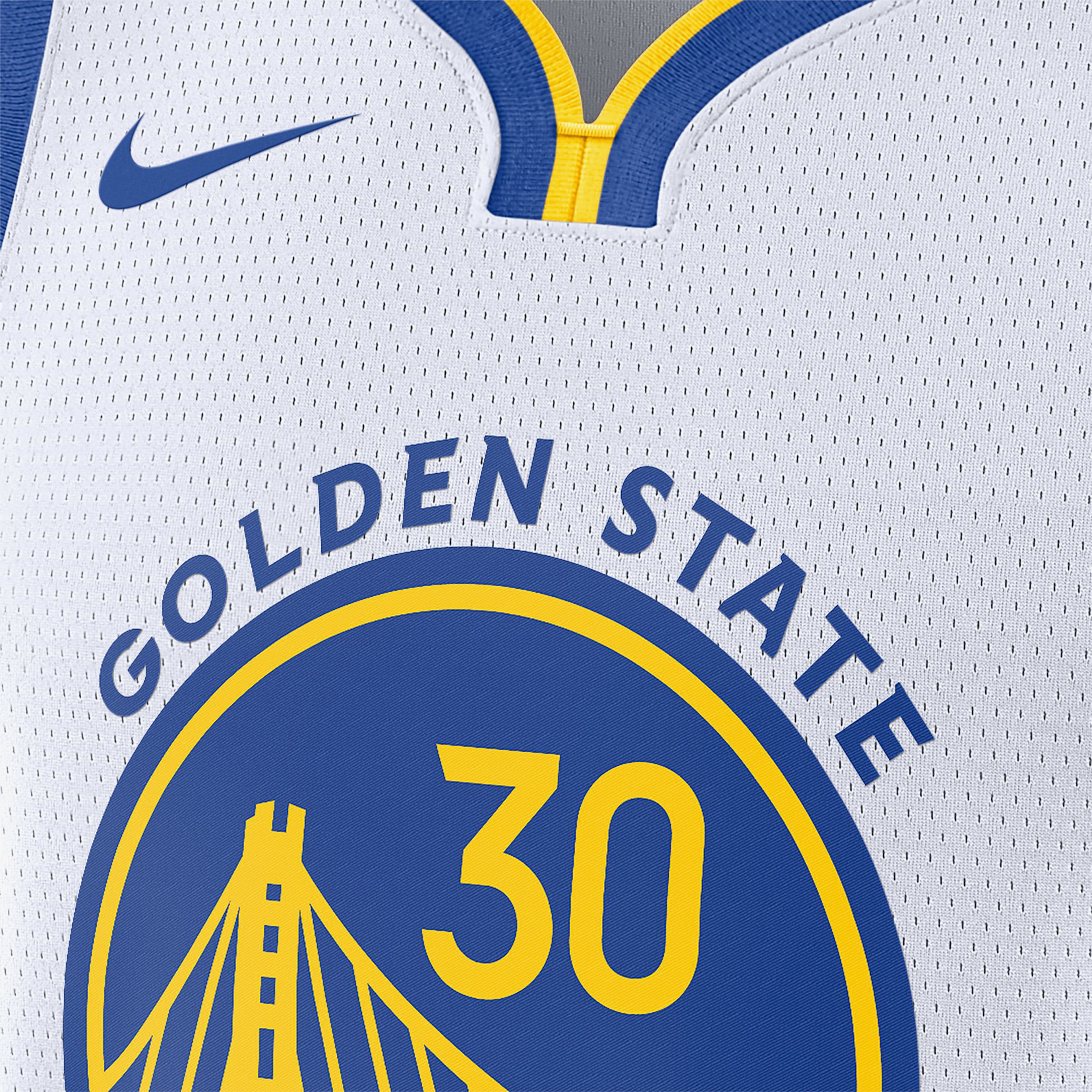 Nike Golden State Warriors Association Edition Erkek Beyaz Forma