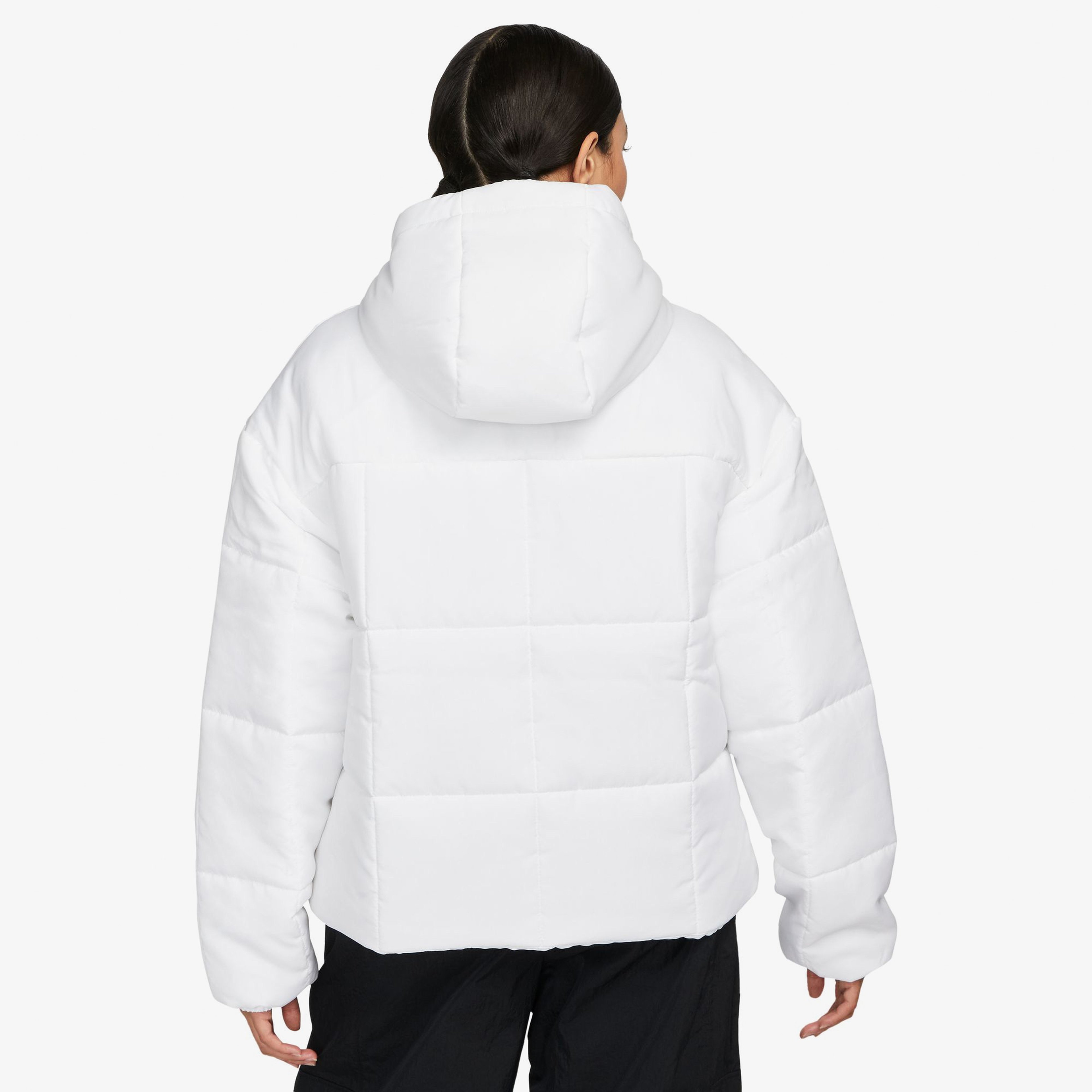 Nike Sportswear Classic Puffer Kadın Beyaz Günlük Mont