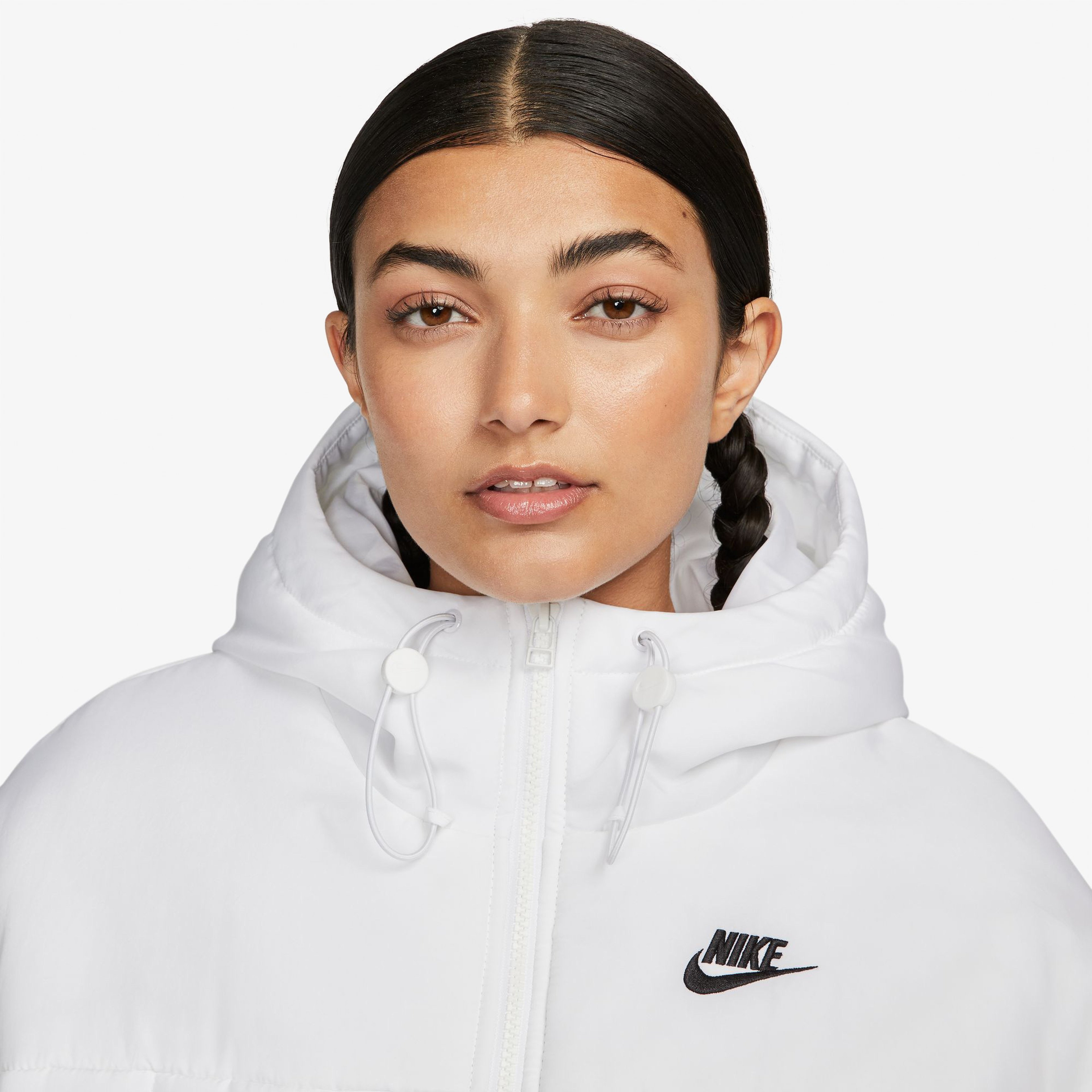 Nike Sportswear Classic Puffer Kadın Beyaz Günlük Mont