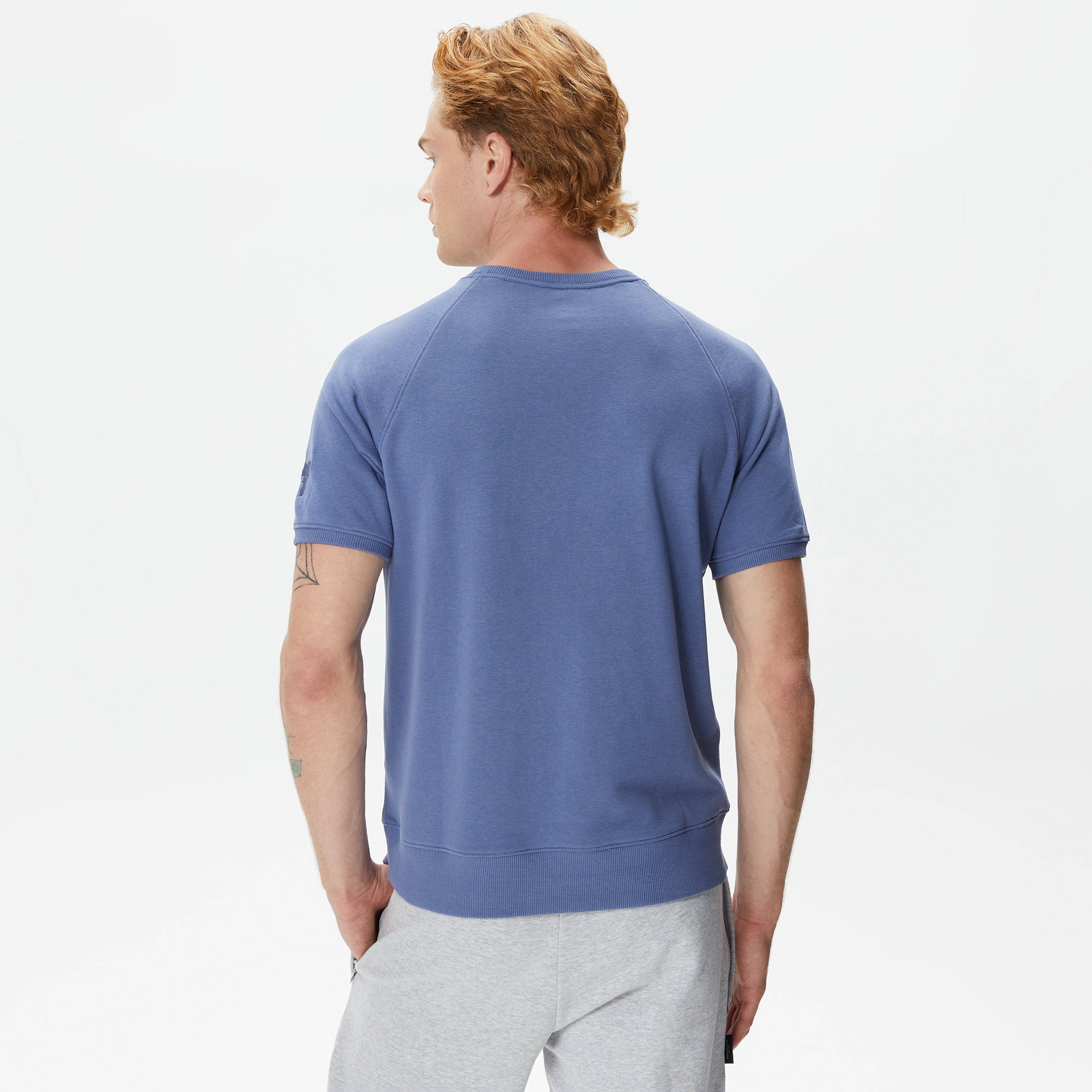 Under Armour Pjt Rock Terry Gym Erkek Mavi T-Shirt