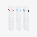 Nike Sportswear Everyday Essential Unisex 3'lü Beyaz Çorap