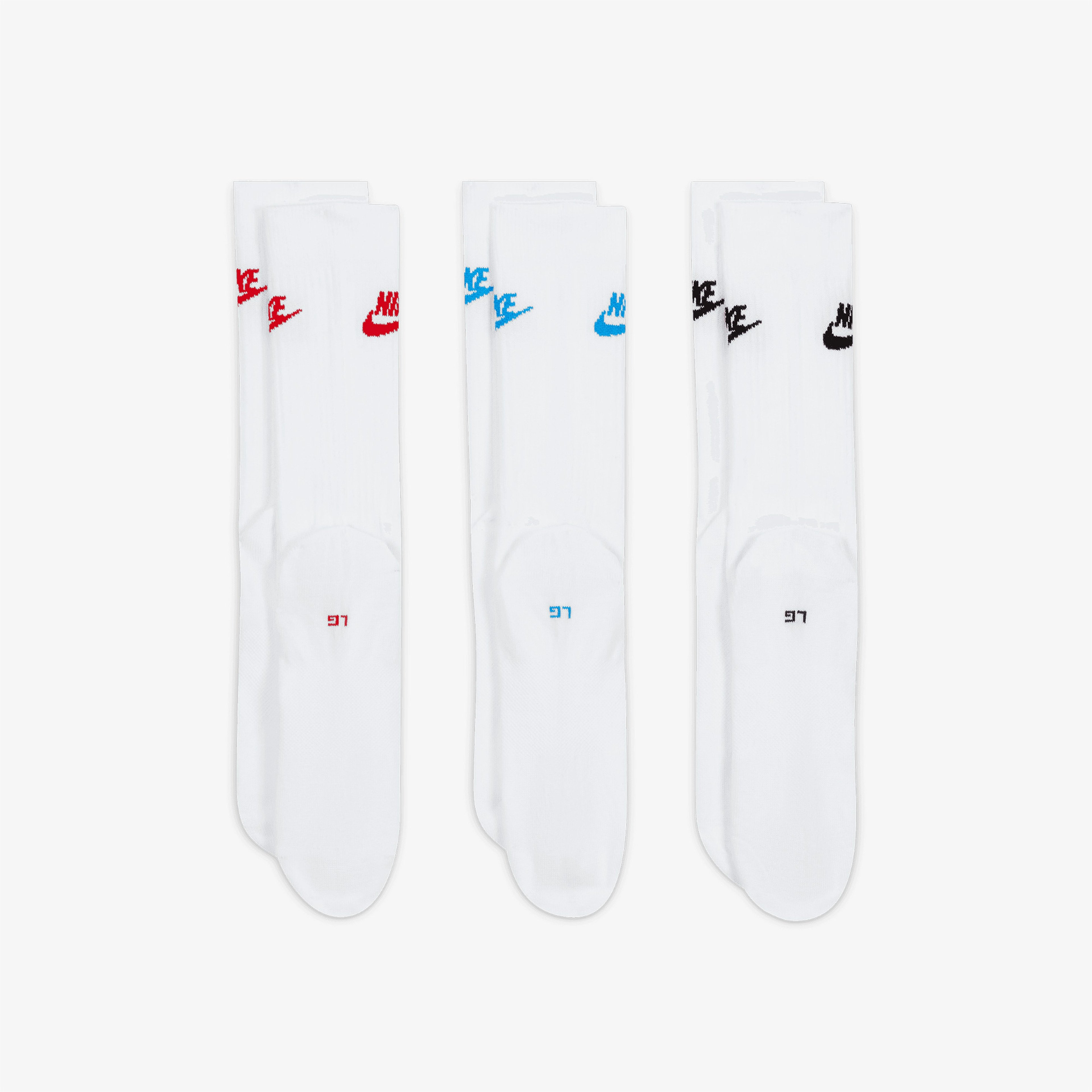 Nike Sportswear Everyday Essential Unisex 3'lü Beyaz Çorap