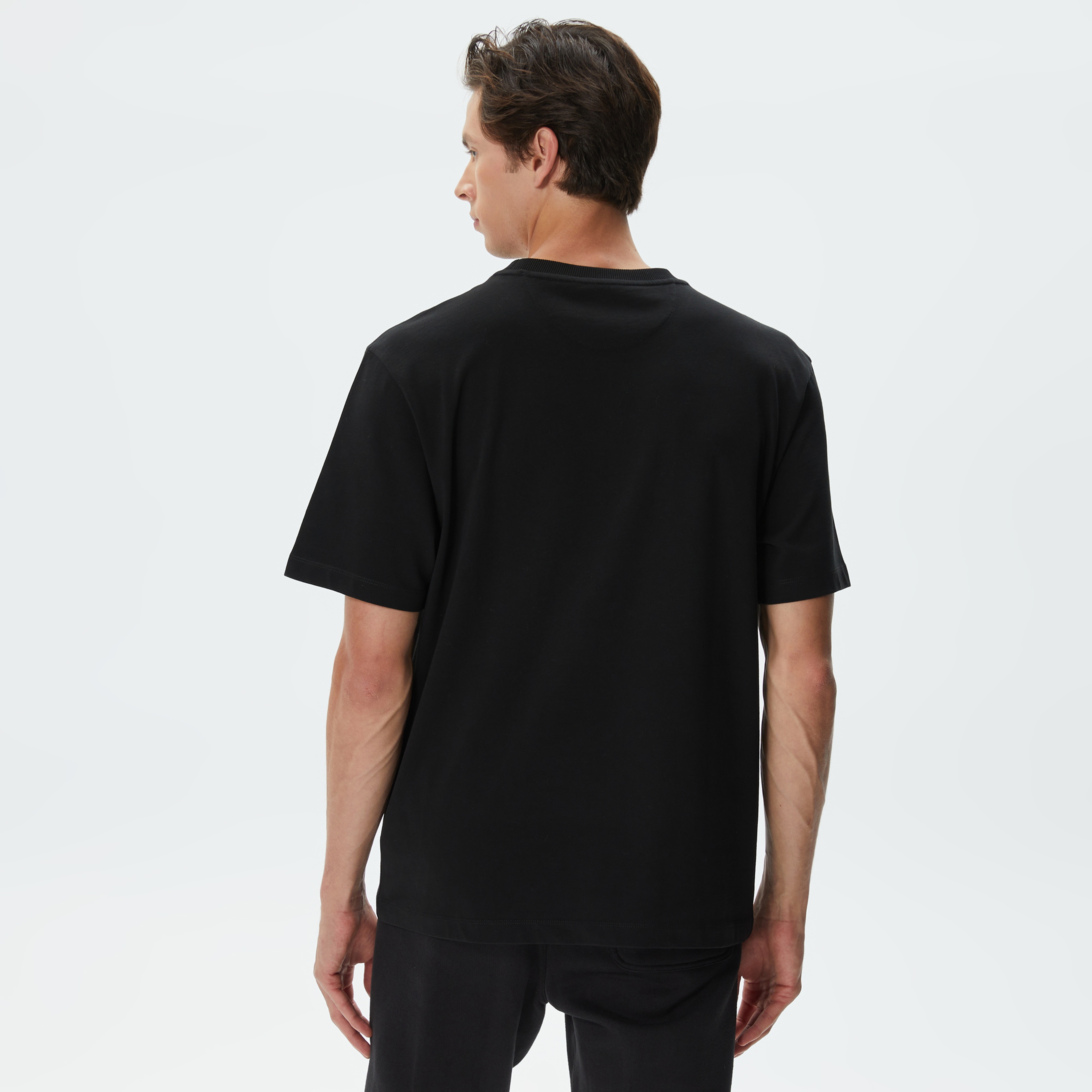 UNITED4 Classic Erkek Siyah T-Shirt