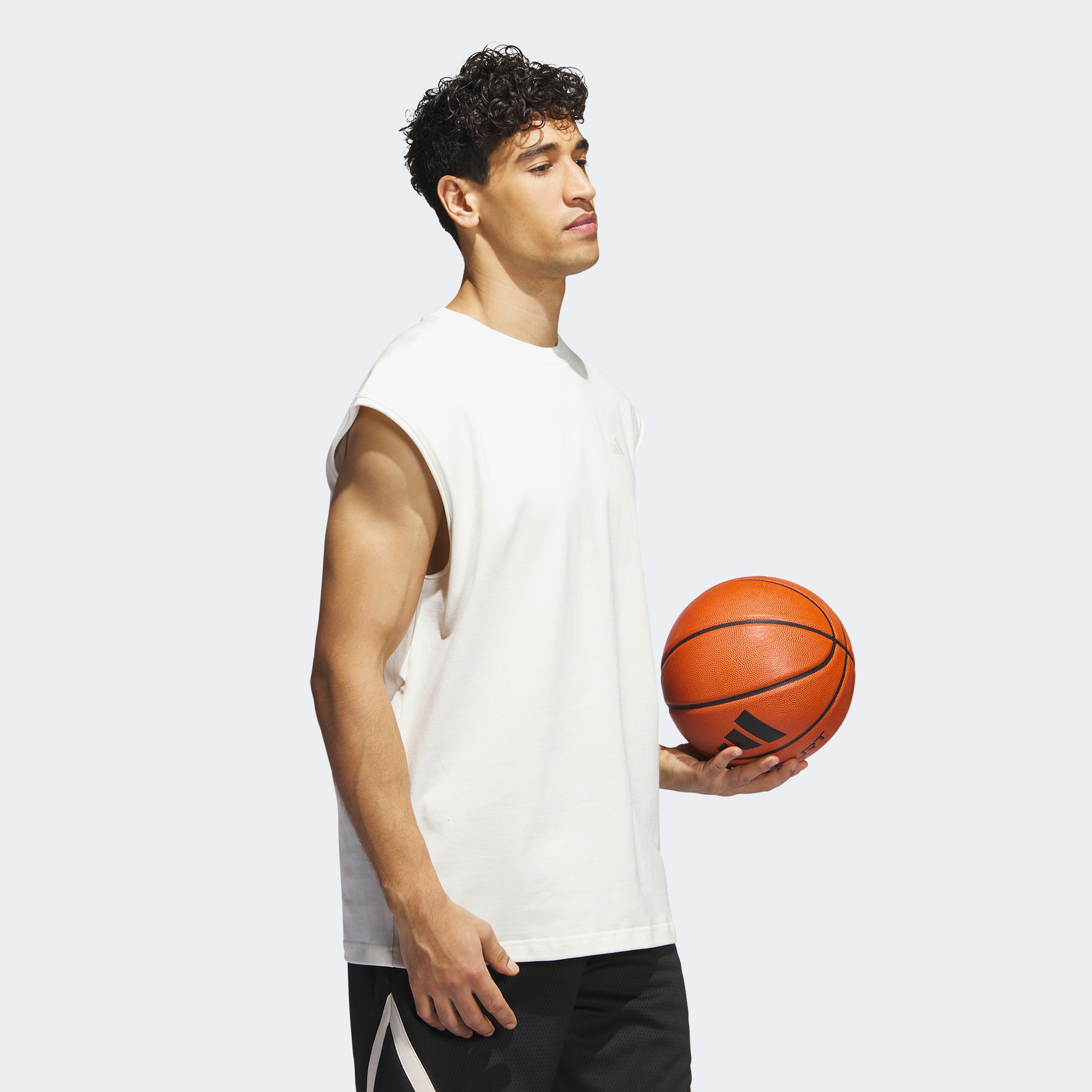 adidas Select Warm-Up Atlet Erkek Krem Atlet