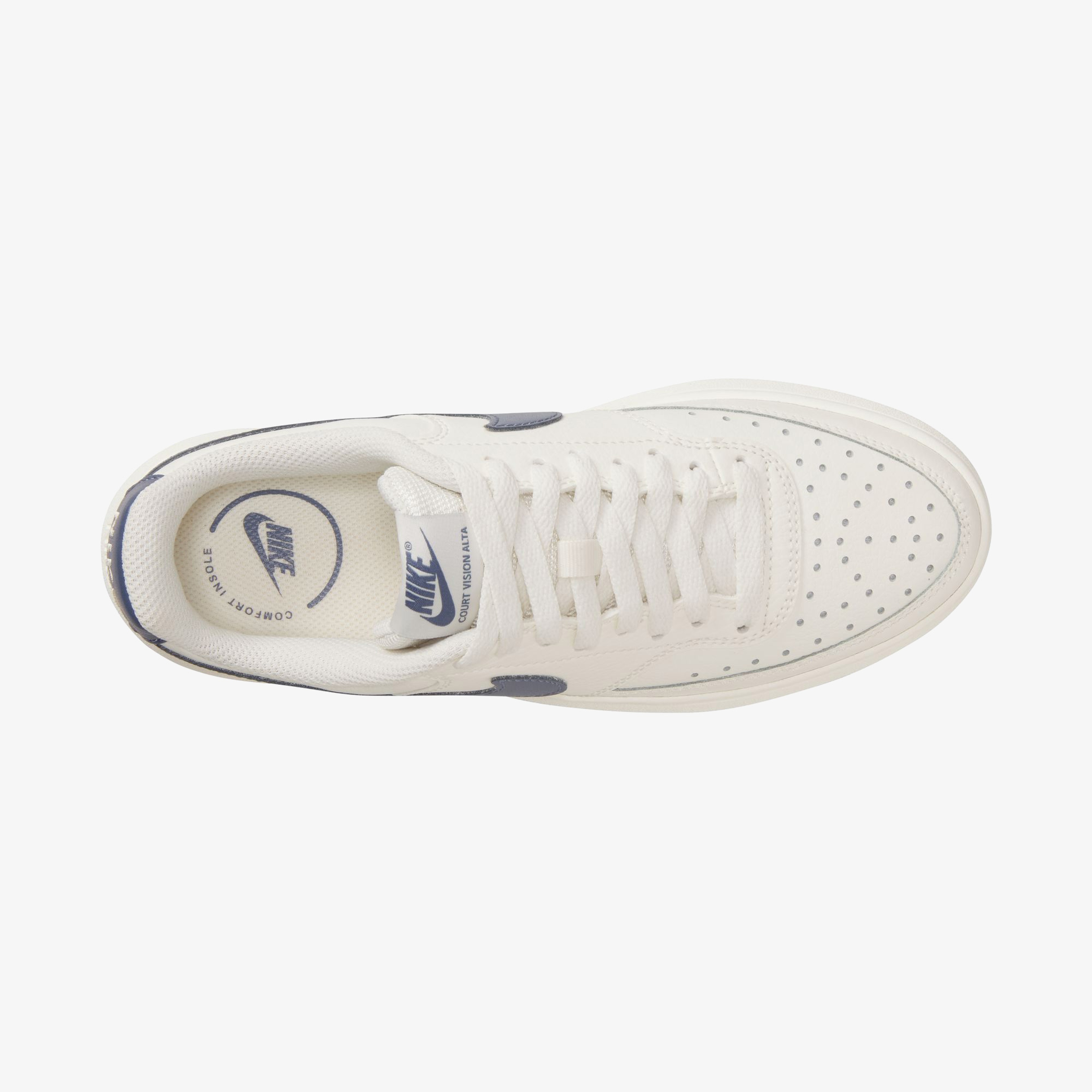 Nike Court Vision Alta Kadın Bej Sneaker