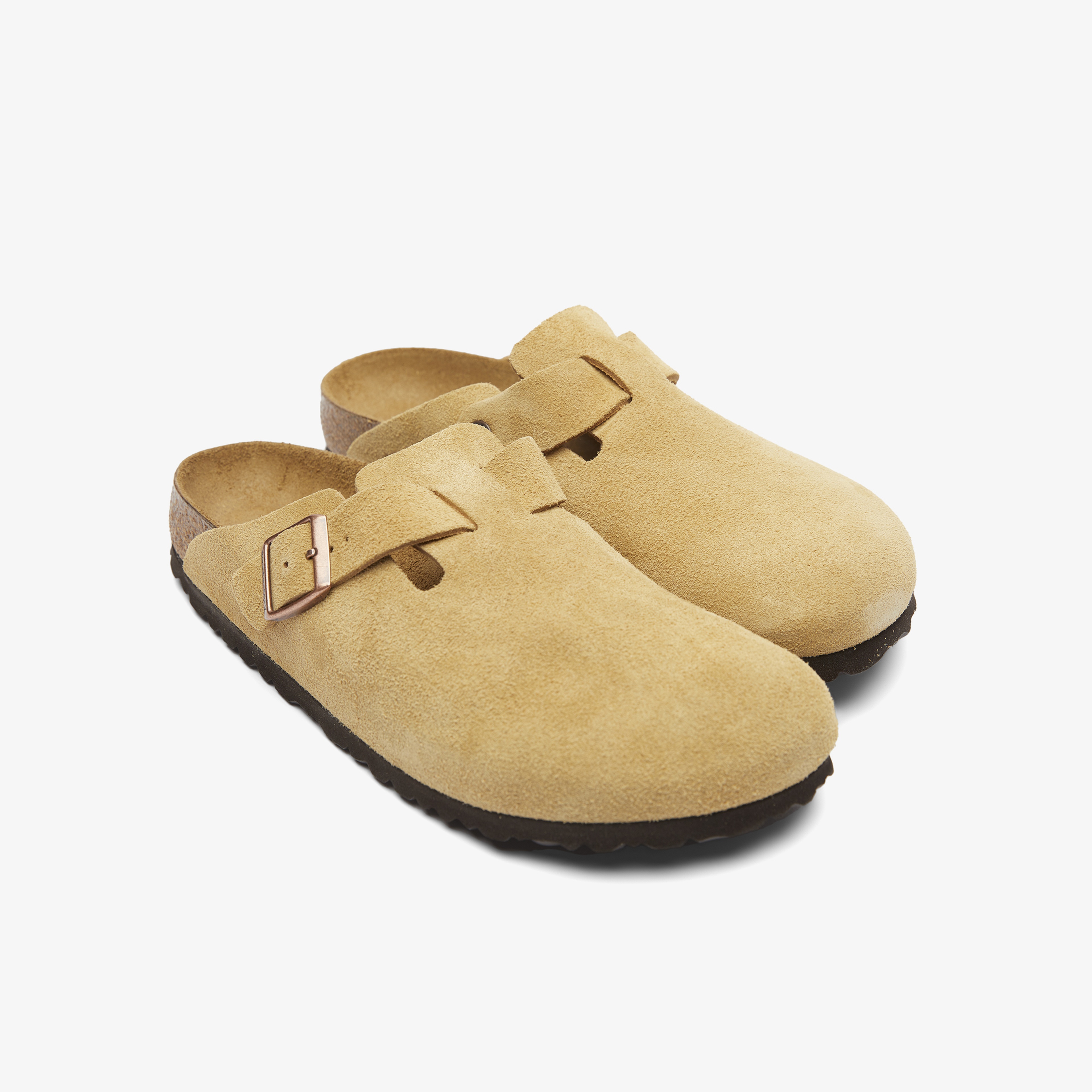 Birkenstock Boston Erkek Krem Terlik