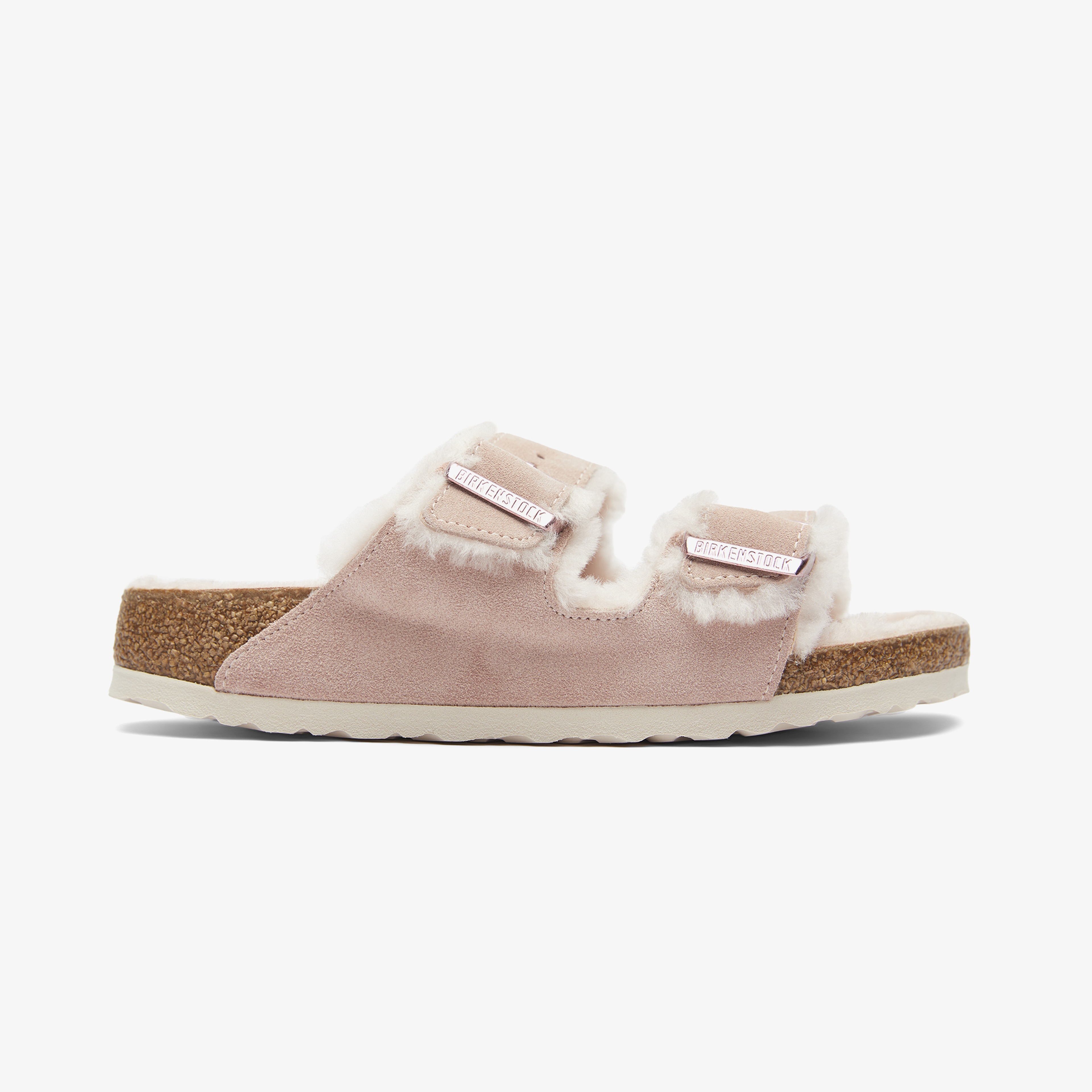 Birkenstock Arizona Shearling Kadın Krem Terlik