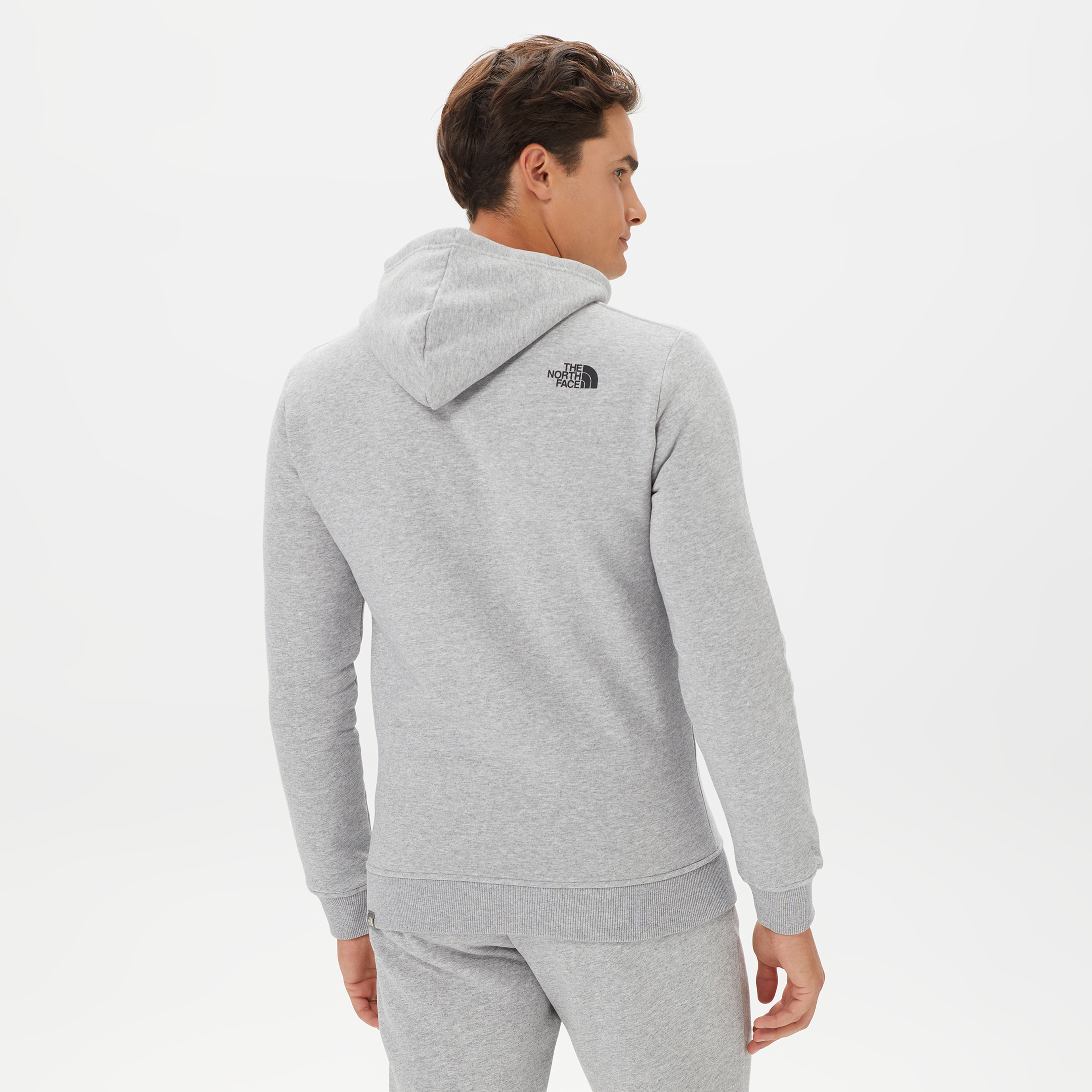The North Face Fine Hoodie Erkek Gri Sweatshirt