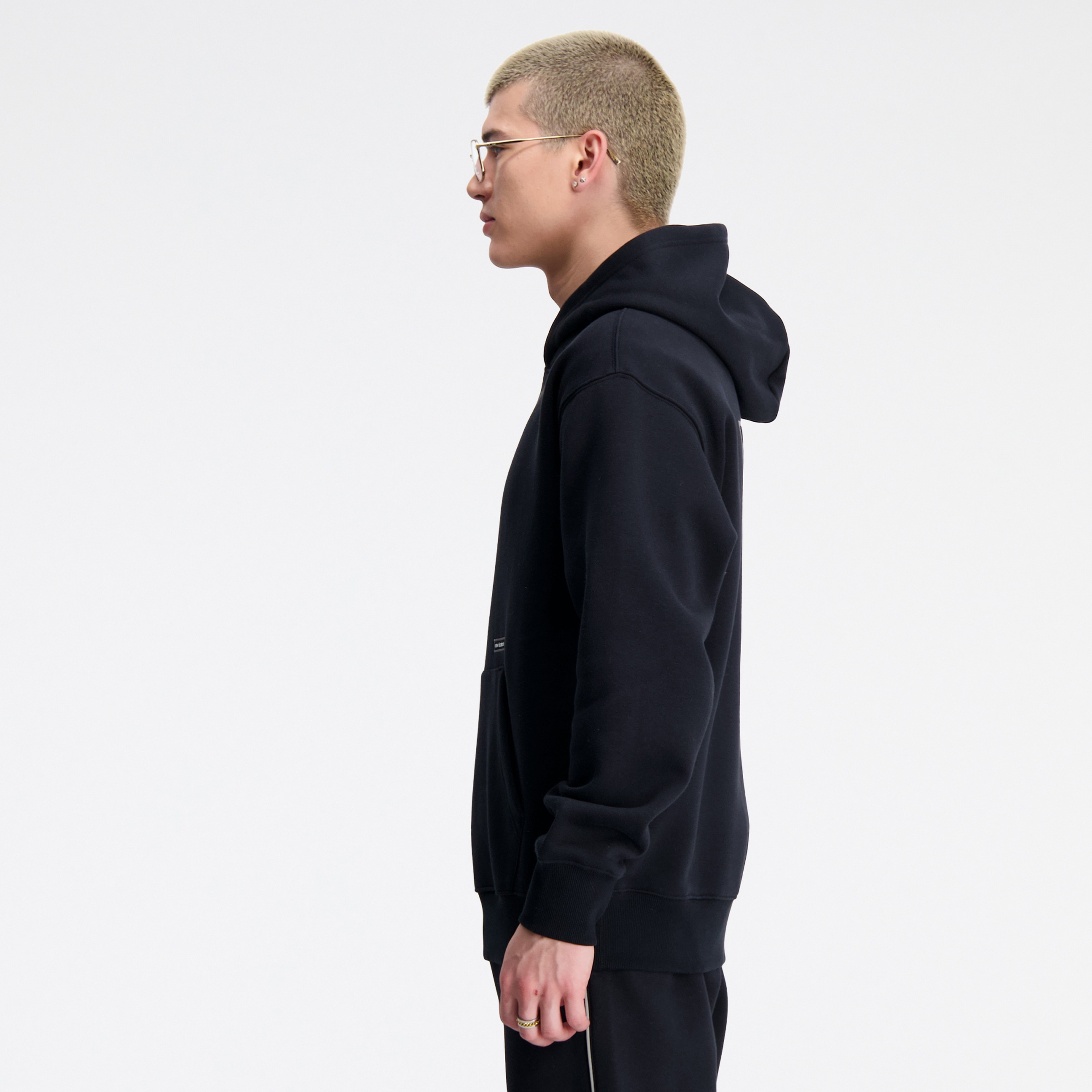 New Balance Essentials Winter Erkek Siyah Hoodie