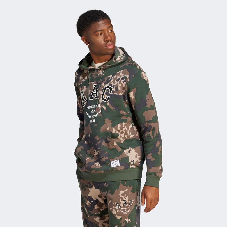 adidas ACC Camo Erkek Yeşil Hoodie