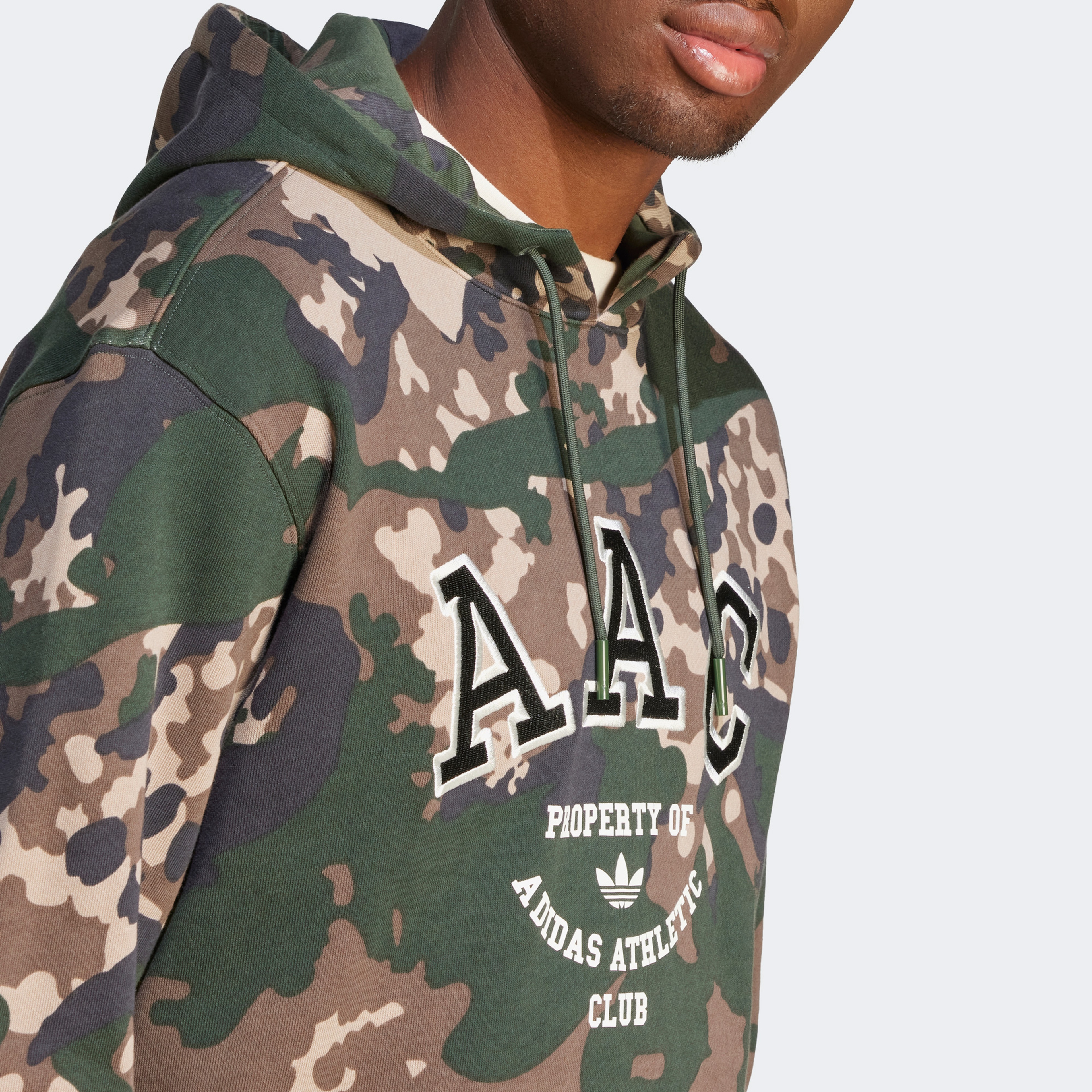 adidas ACC Camo Erkek Yeşil Hoodie