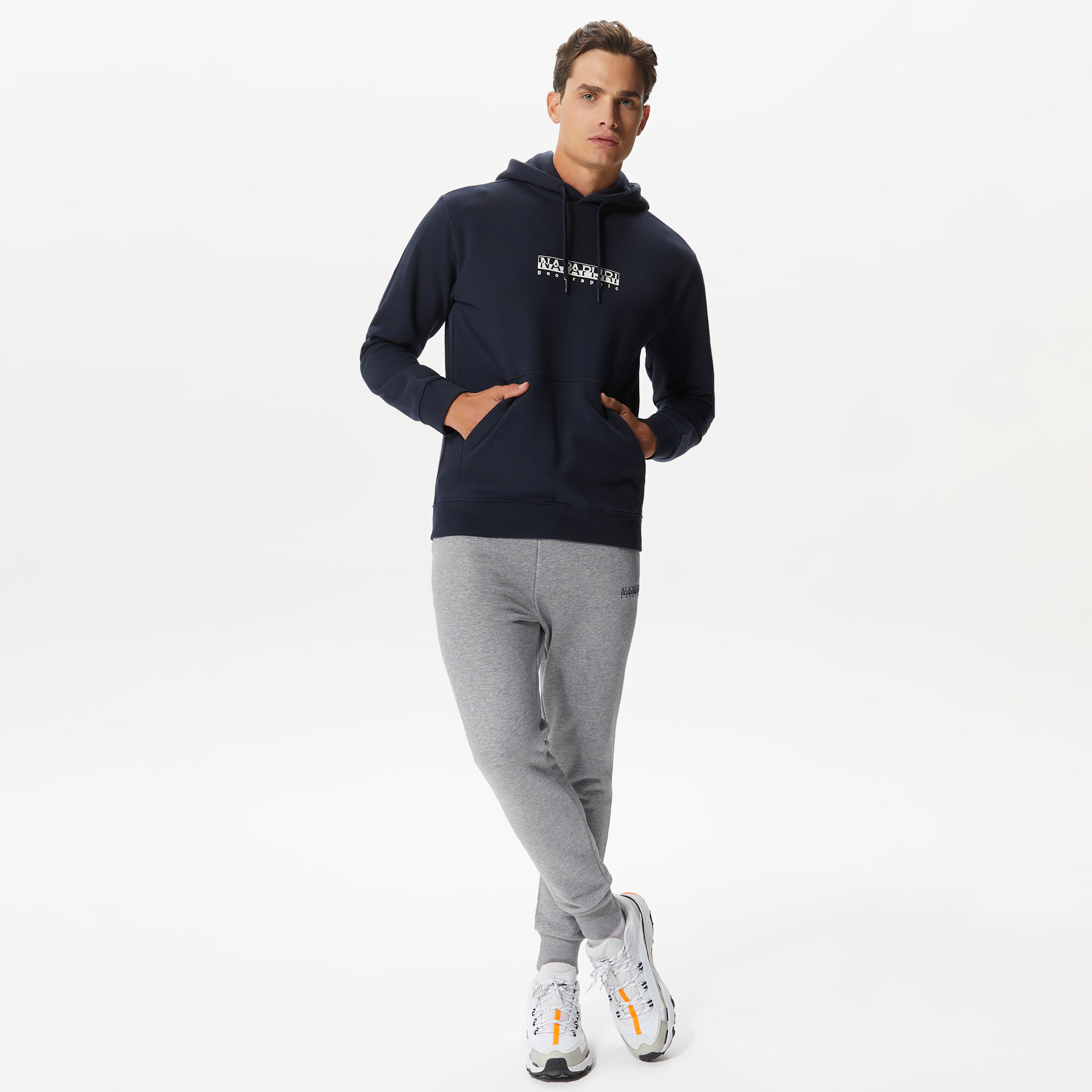 Napapijri B-Box H S 1 Erkek Lacivert Hoodie