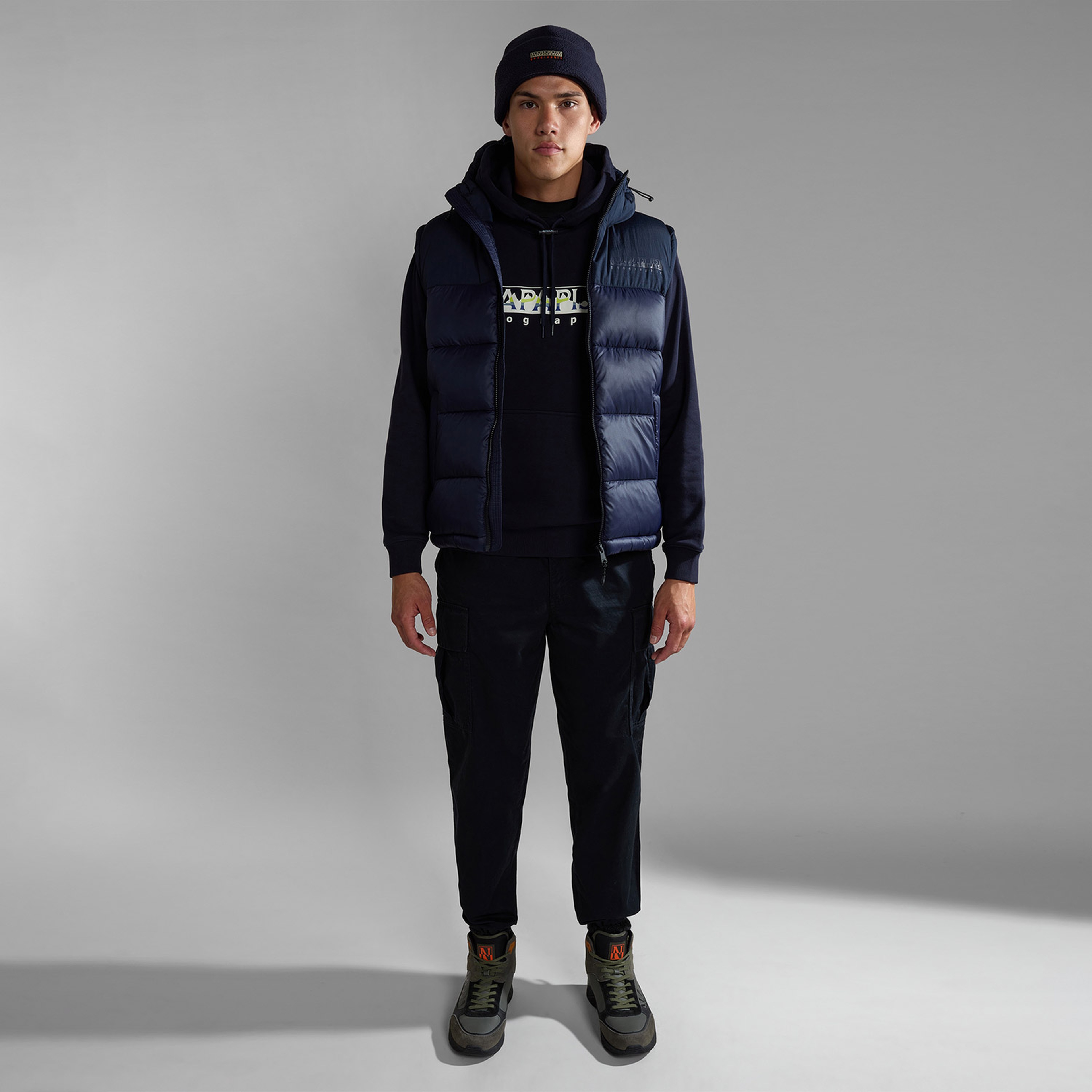 Napapijri B-Telemark H 1 Erkek Lacivert Sweatshirt